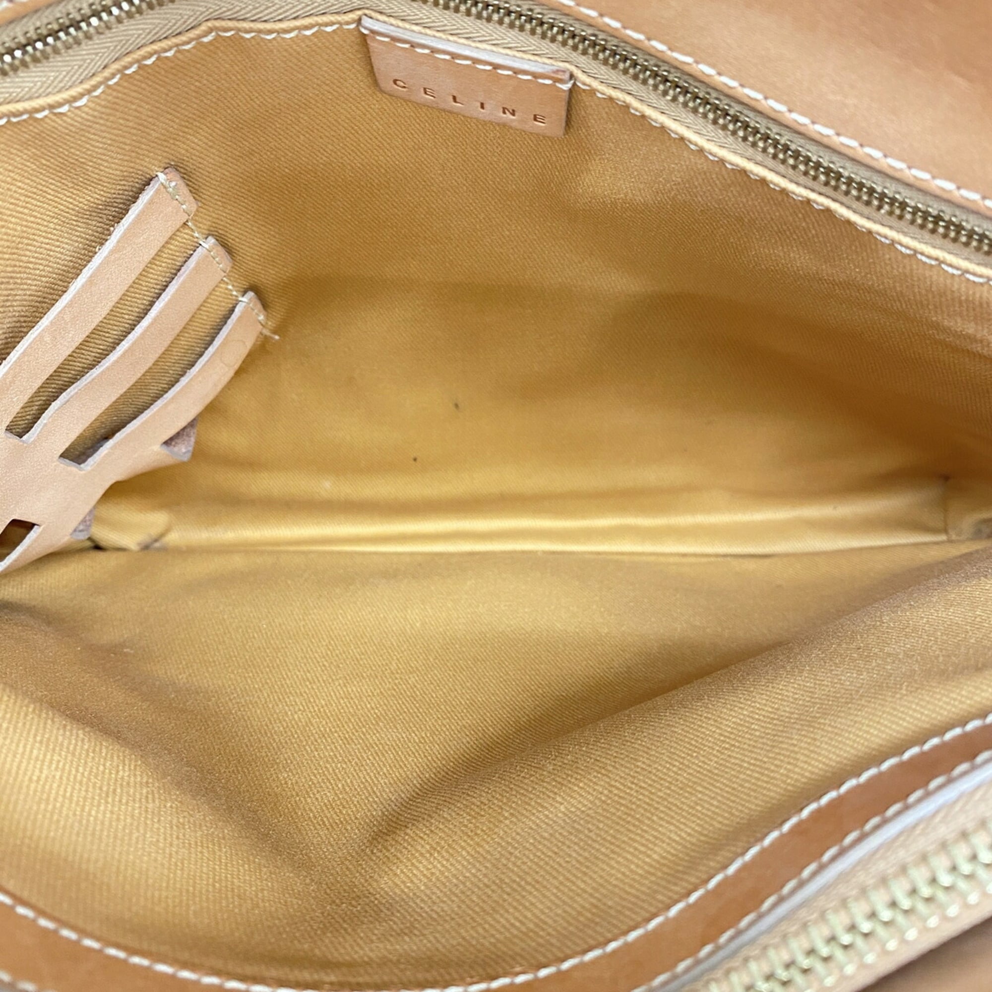 Celine Brown Pvc Handbag (Pre-Owned)