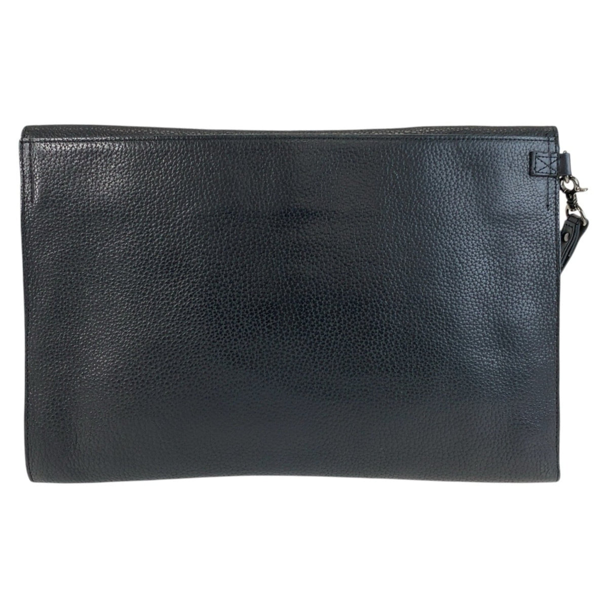 Vivienne Westwood Black Leather Clutch Bag (Pre-Owned)
