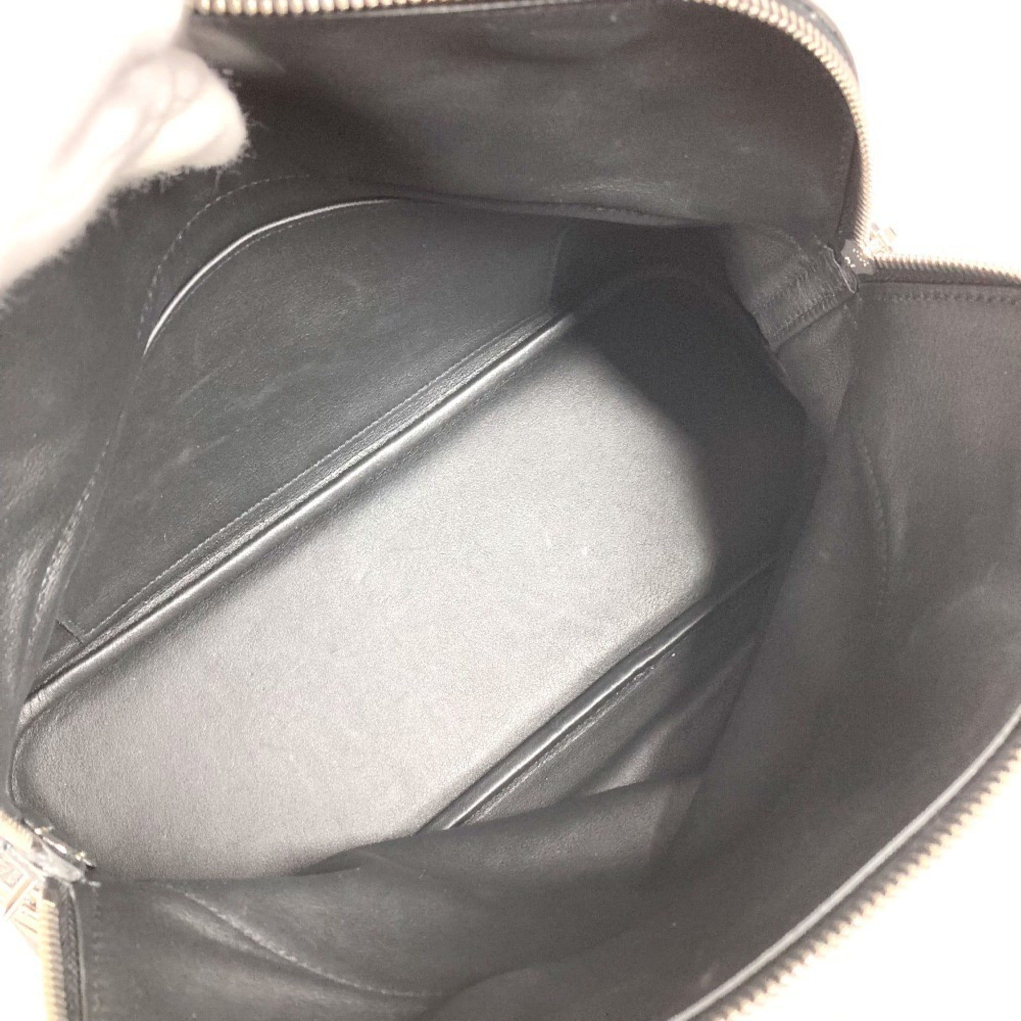 Hermes Black Taurillon Clemence Leather Handbag Shoulder Bag Tote Bag (Pre-Owned)