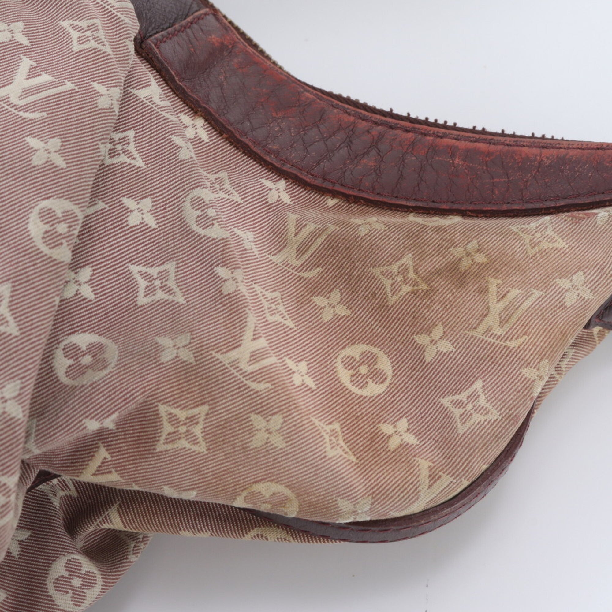 Louis Vuitton Monogram Sepia Leather Canvas Shoulder Bag (Pre-Owned)