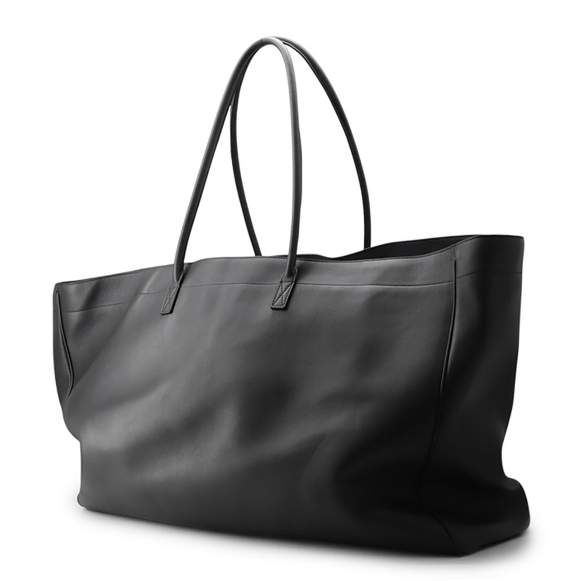 Balenciaga Gray Leather Tote Bag (Pre-Owned)