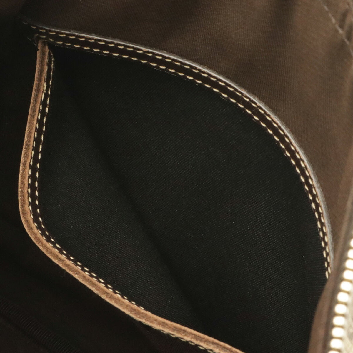 Gucci Beige Brown Dark Brown Khaki Gg Supreme Shoulder Bag (Pre-Owned)