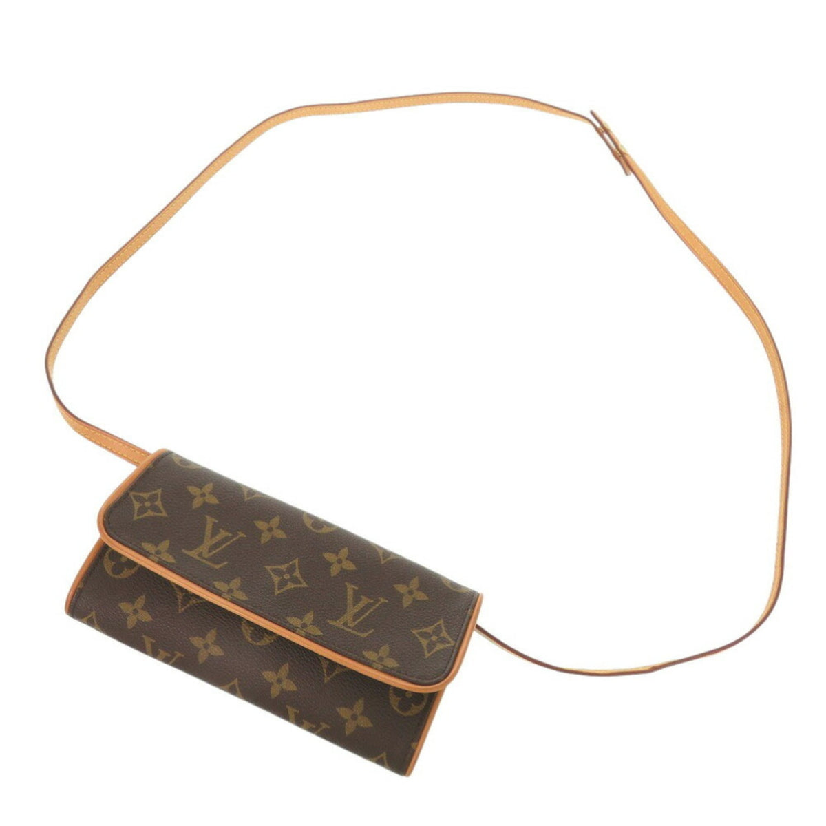 Louis Vuitton Brown Monogram Monogram Pochette Shoulder Bag (Pre-Owned)