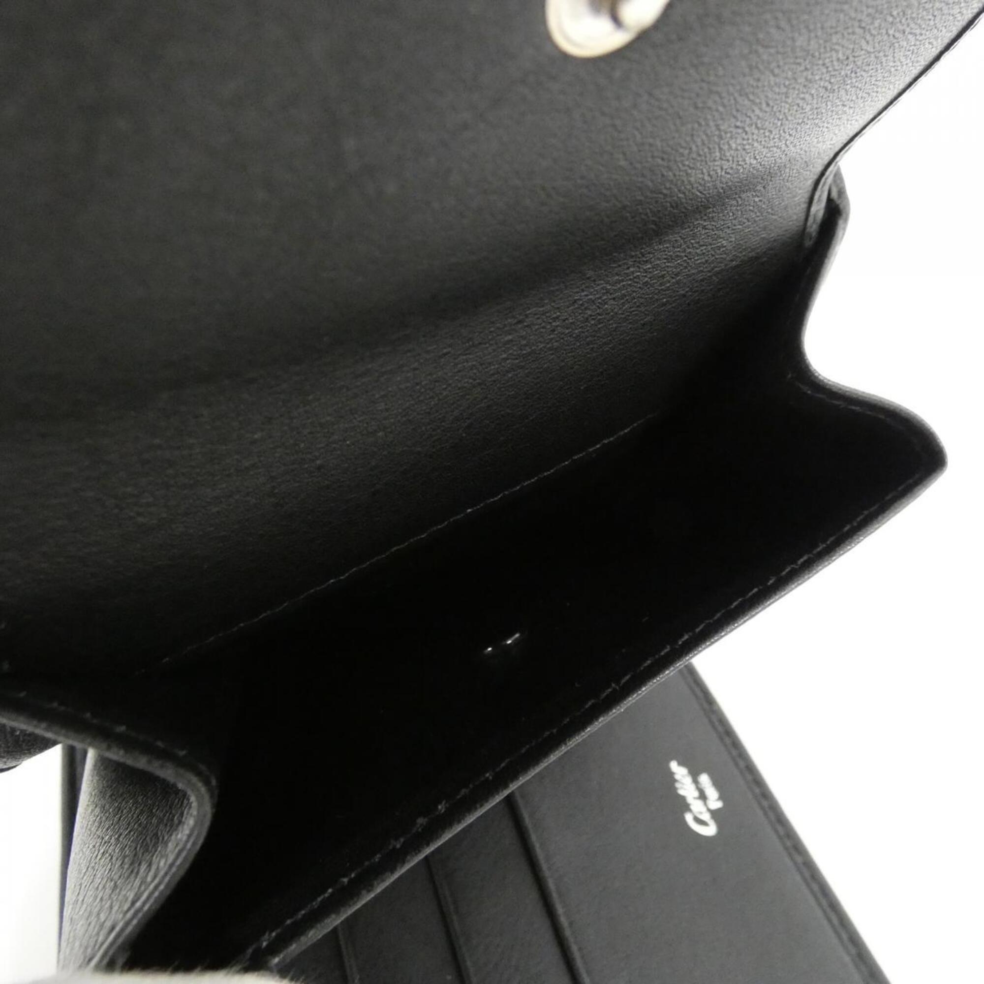 Cartier Black Wallet (Tri-Fold) (Pre-Owned)