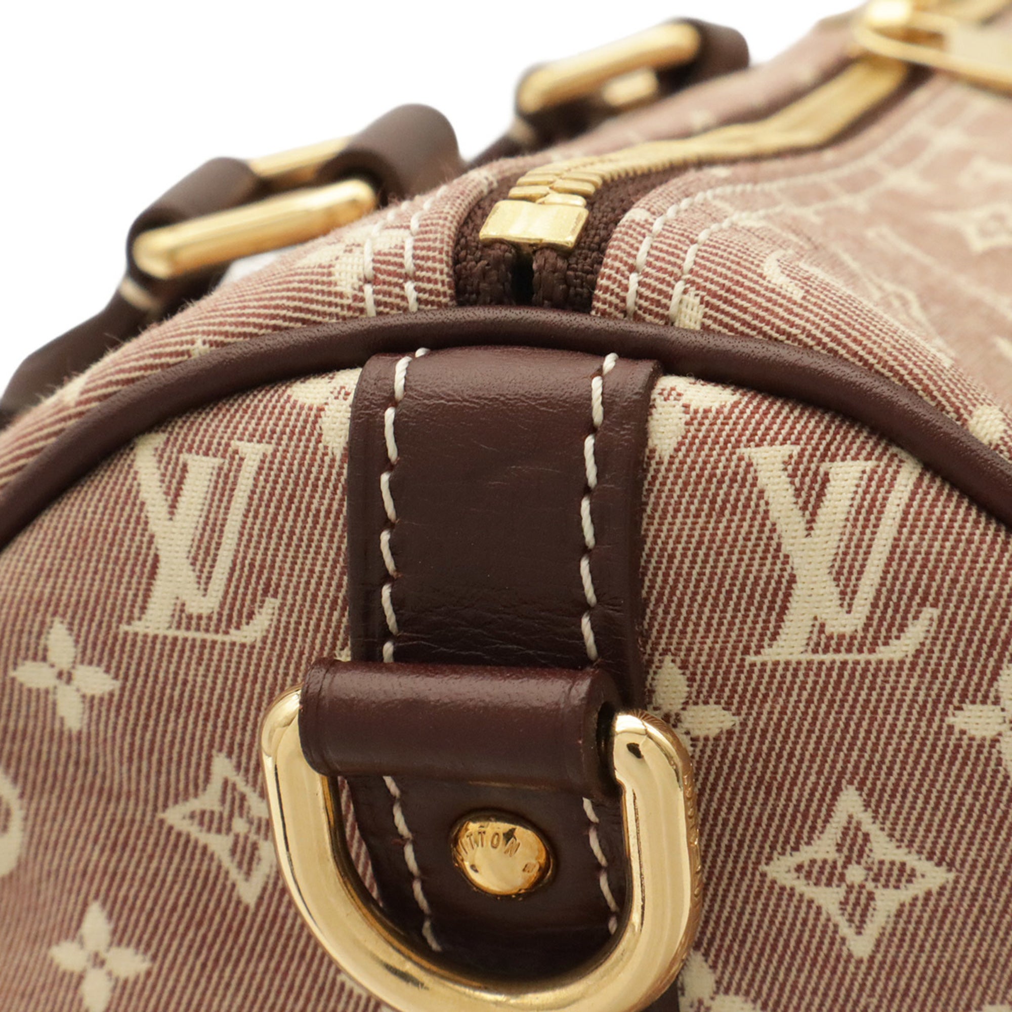 Louis Vuitton Sepia Canvas Leather Handbag Shoulder Bag (Pre-Owned)