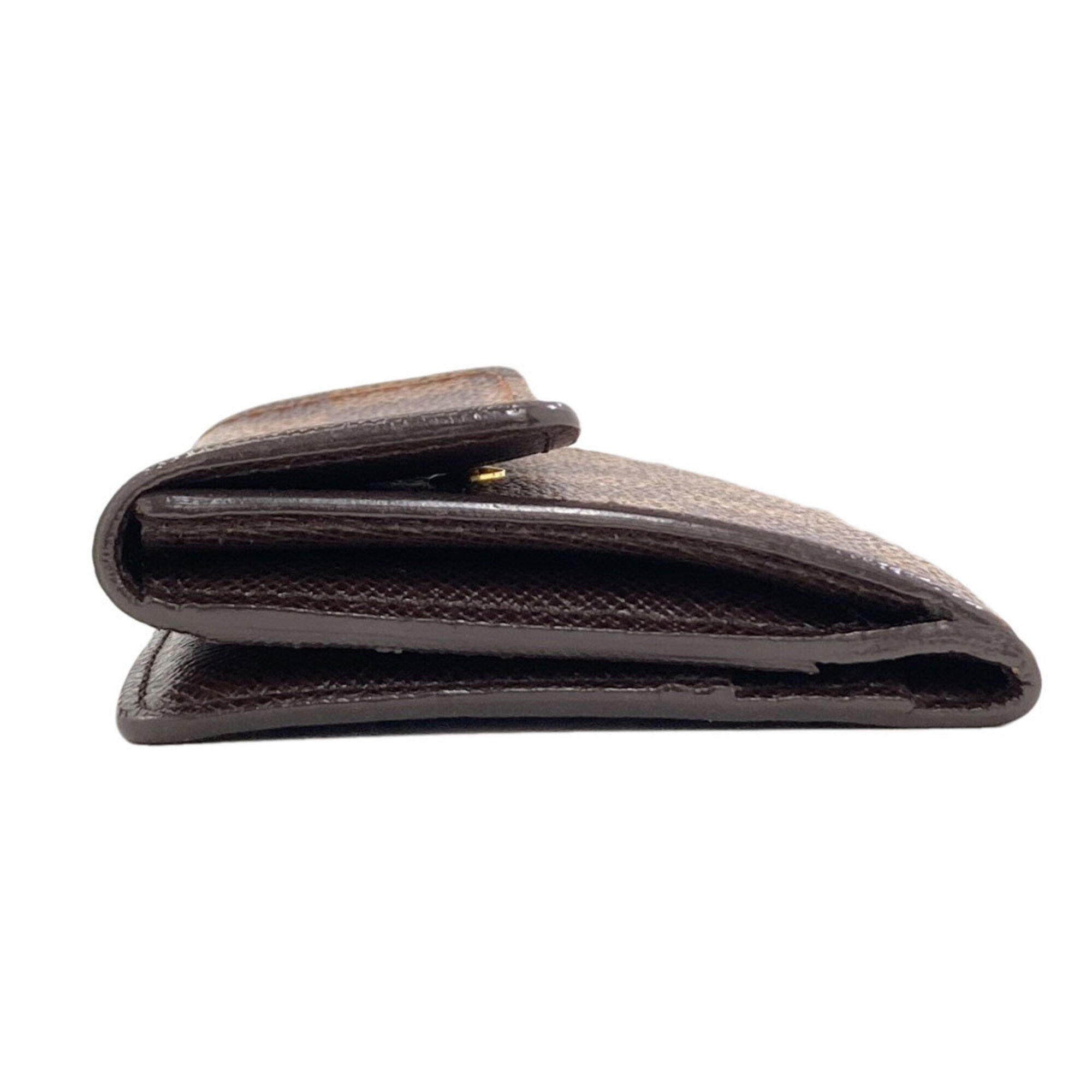 Louis Vuitton Damier Damier Canvas Ebene Damier Canvas Coin Purse/Coin Case (Pre-Owned)