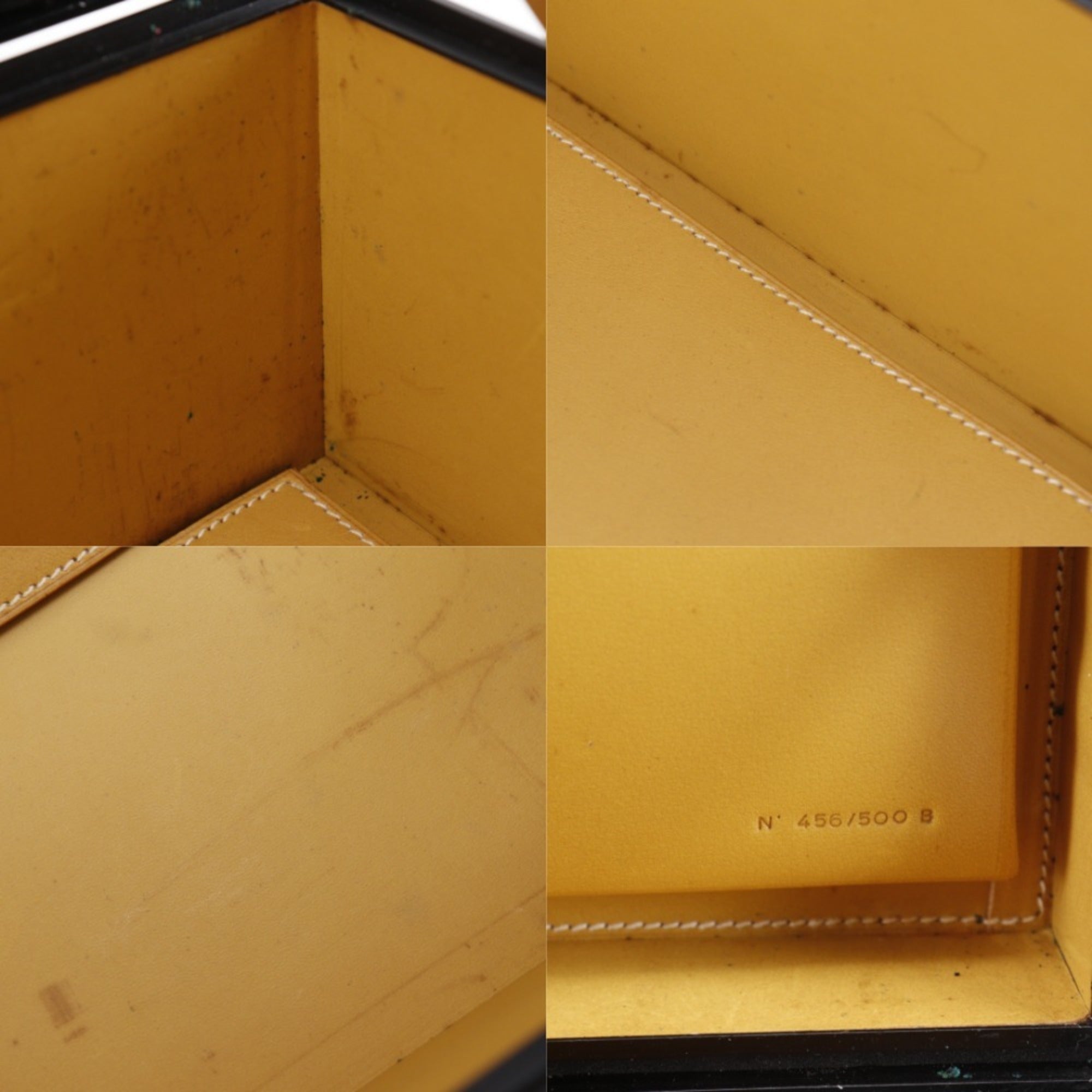 Hermes Black Leather Attaché Case (Pre-Owned)
