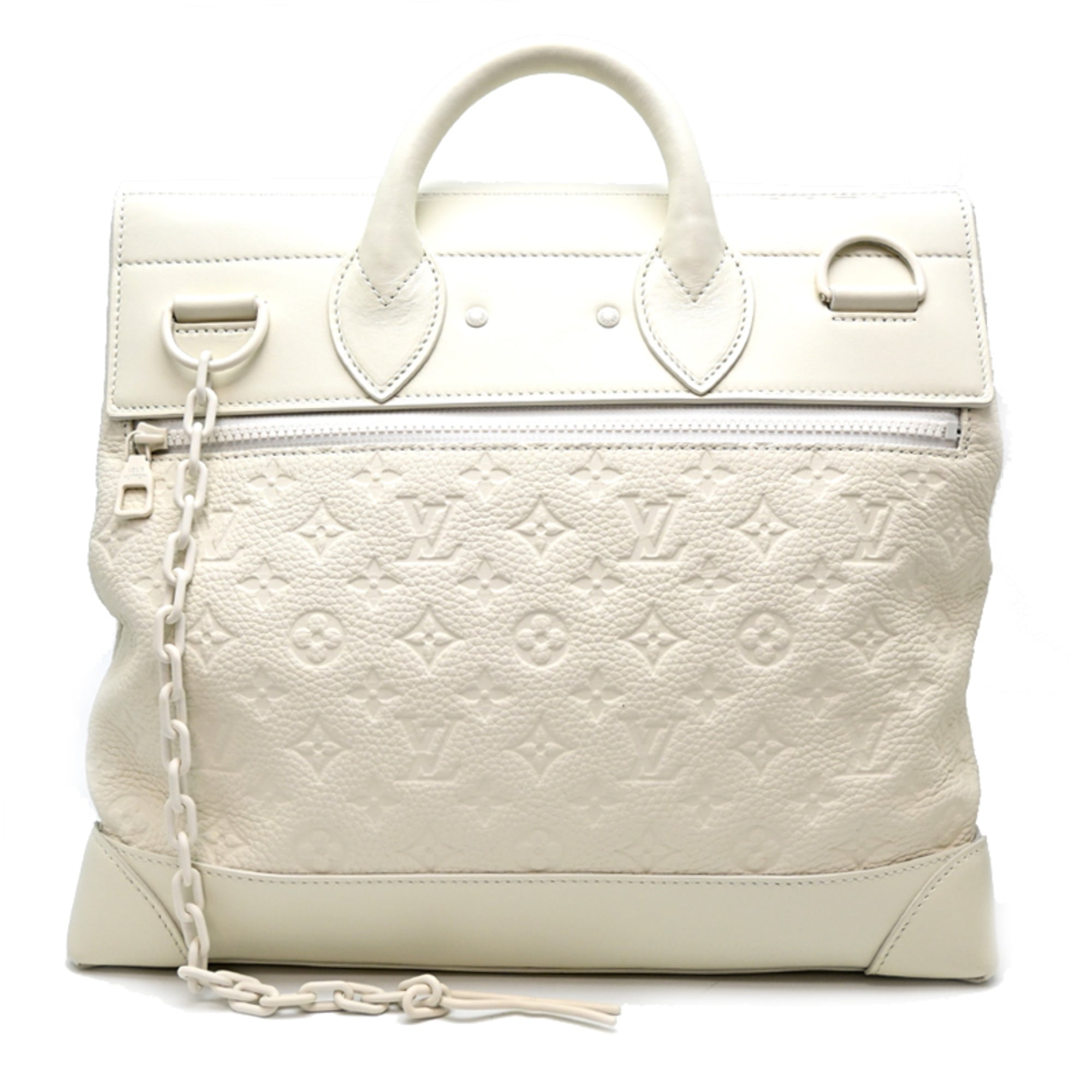 Louis Vuitton Blanc White Monogram Empreinte Shoulder Bag (Pre-Owned)