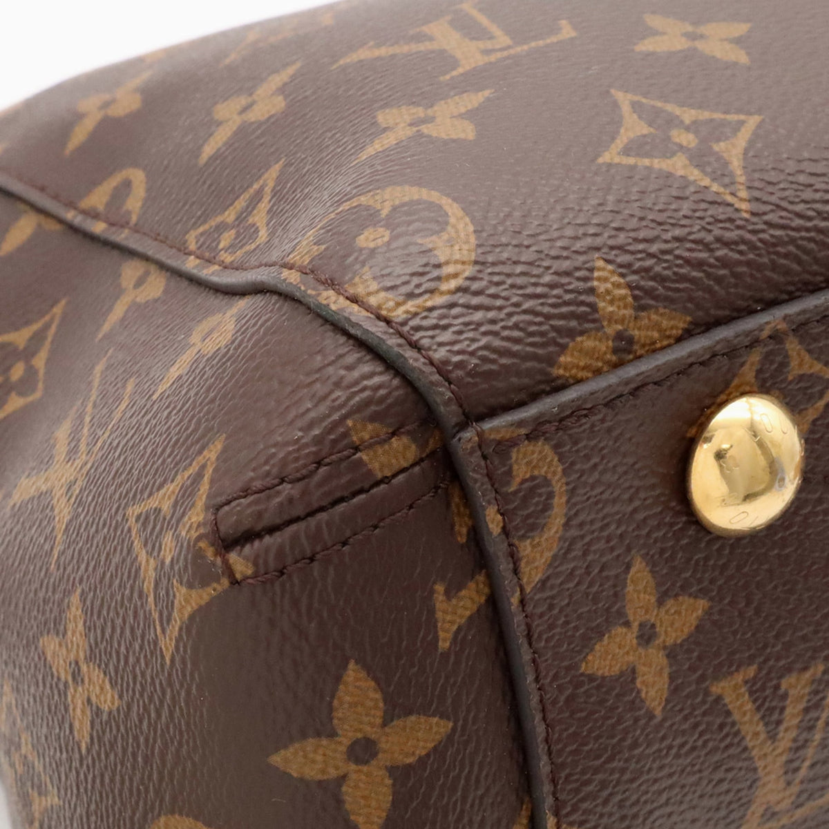 Louis Vuitton Brown Monogram Handbag Shoulder Bag (Pre-Owned)
