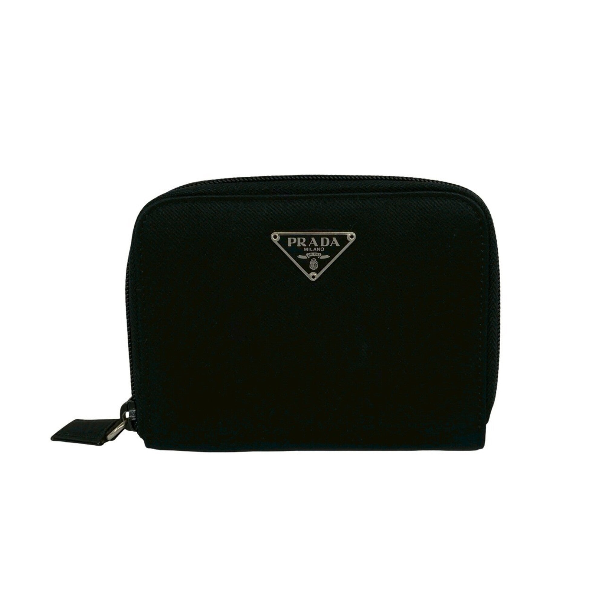 Prada Black Nylon Wallet (Bi-Fold) (Pre-Owned)