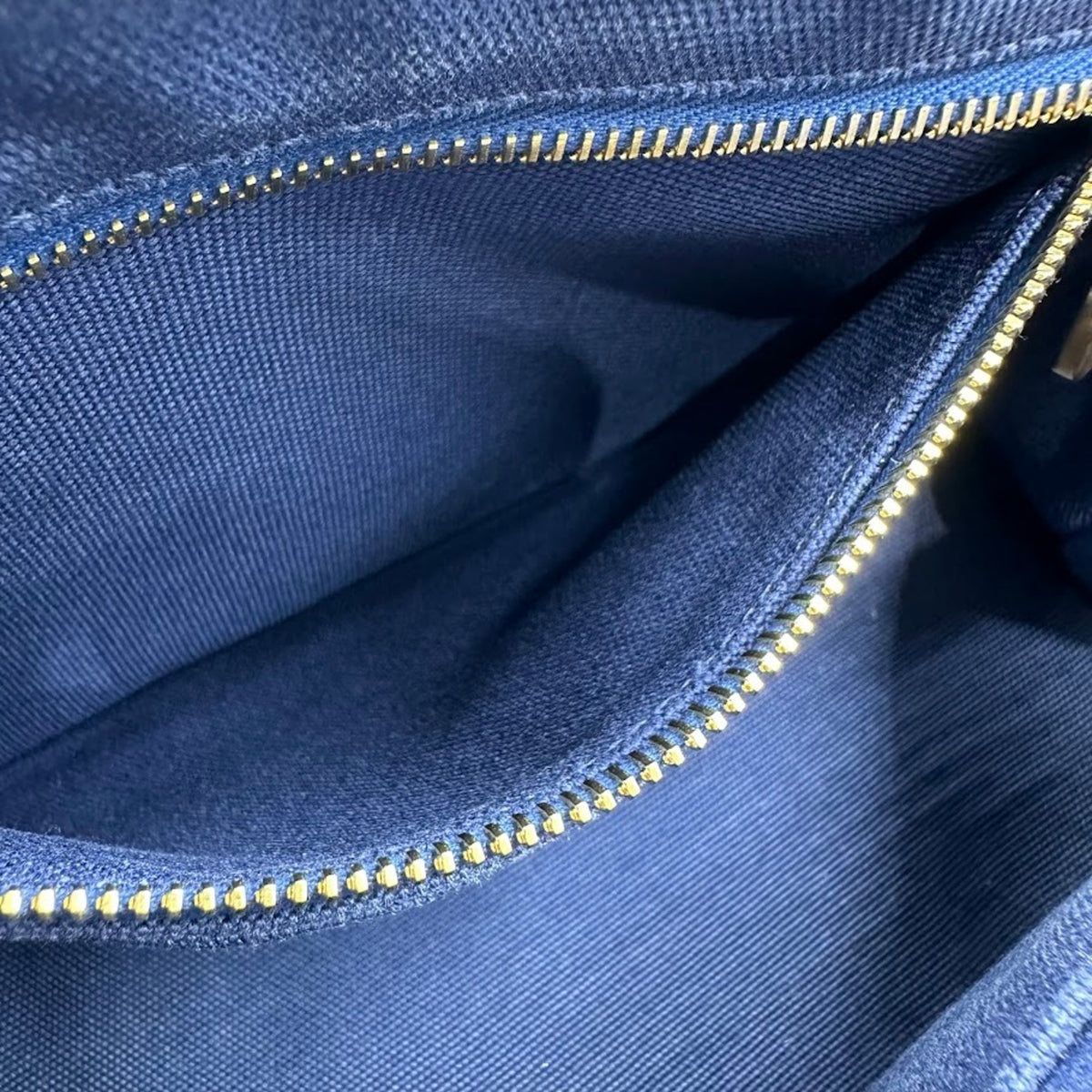 Prada Canapa Blue Canvas Handbag (Pre-Owned)
