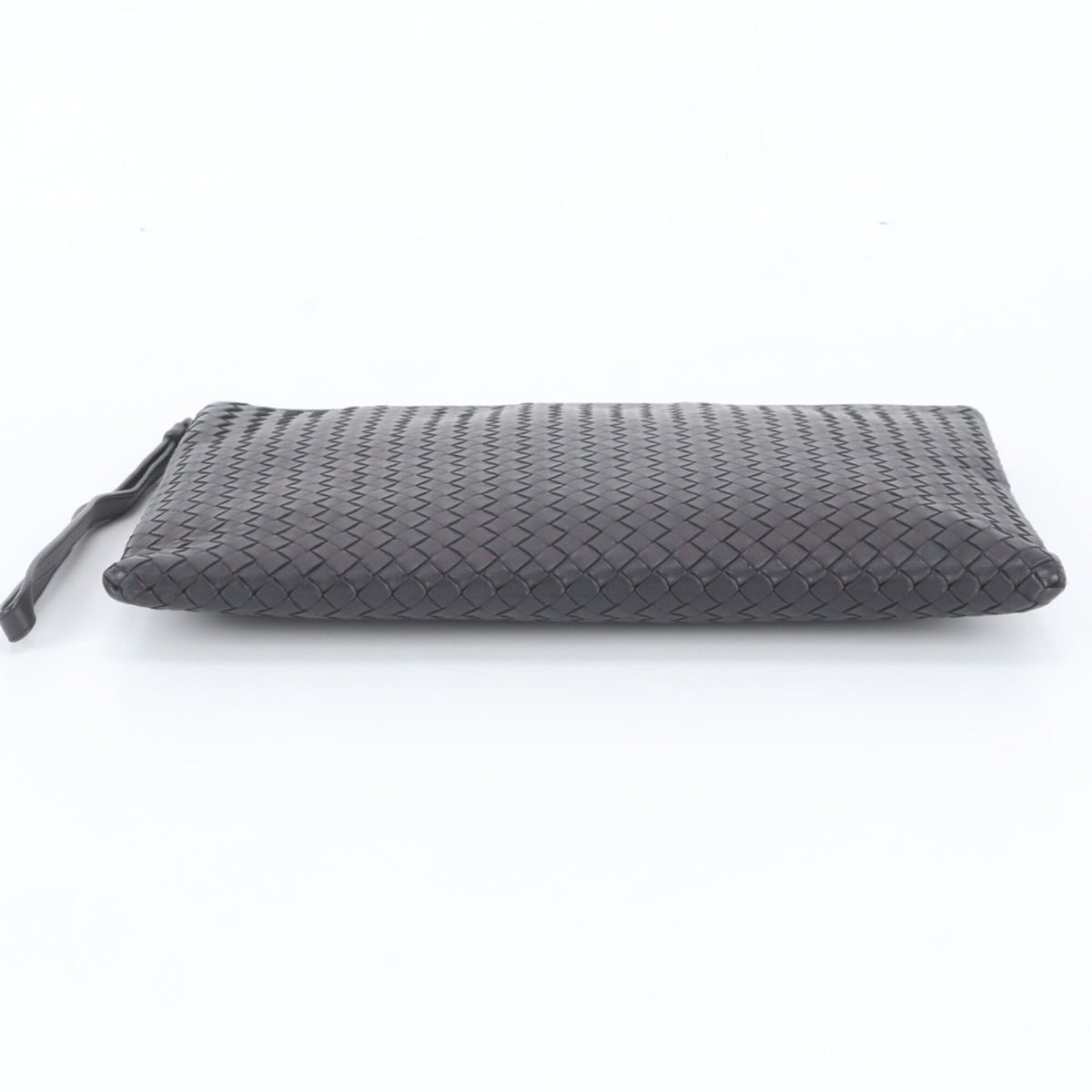Bottega Veneta Black Leather Clutch Bag Pouch (Pre-Owned)