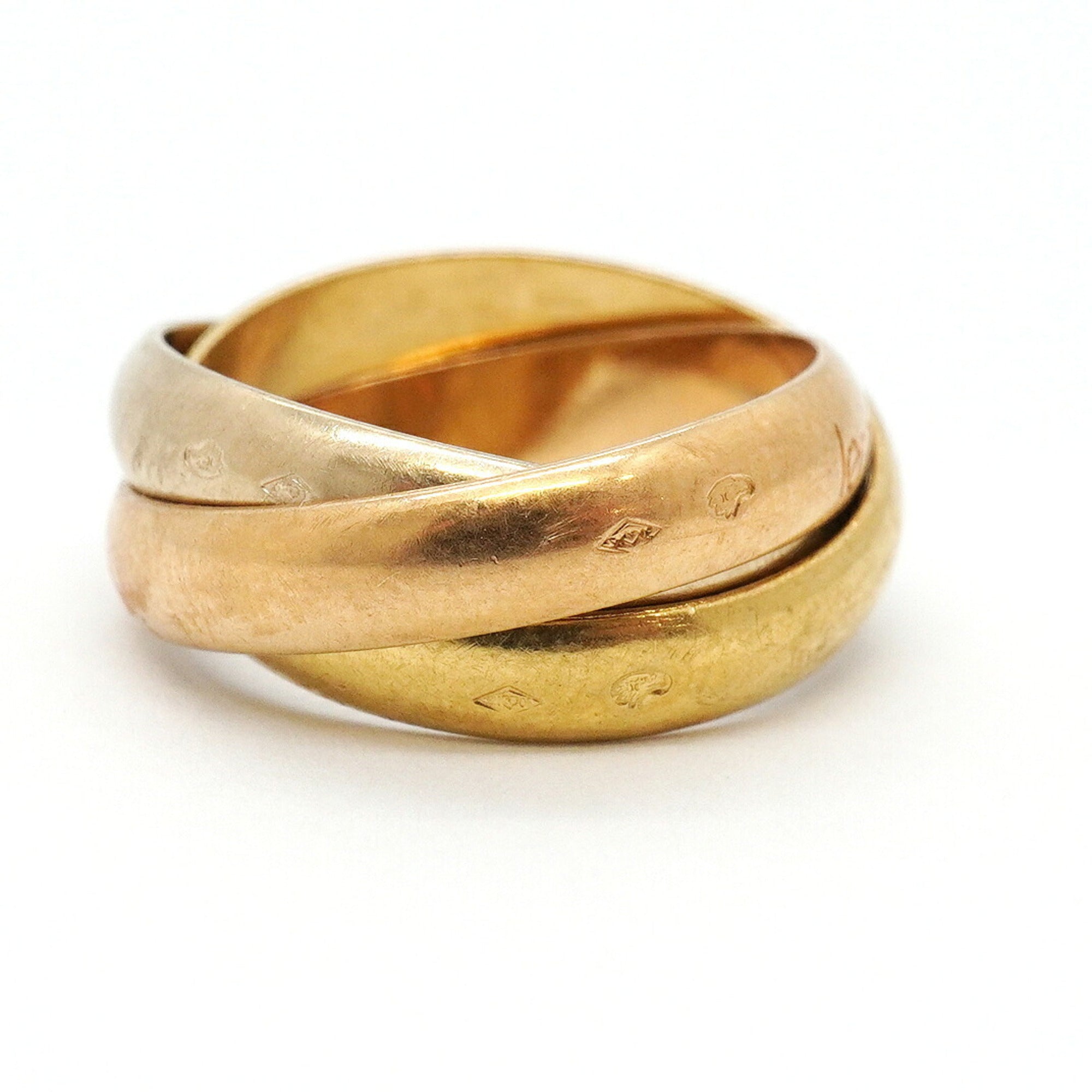 Cartier Yellow Gold (18K) Pink Gold (18K) White Gold (18K) Band Ring (Pre-Owned)