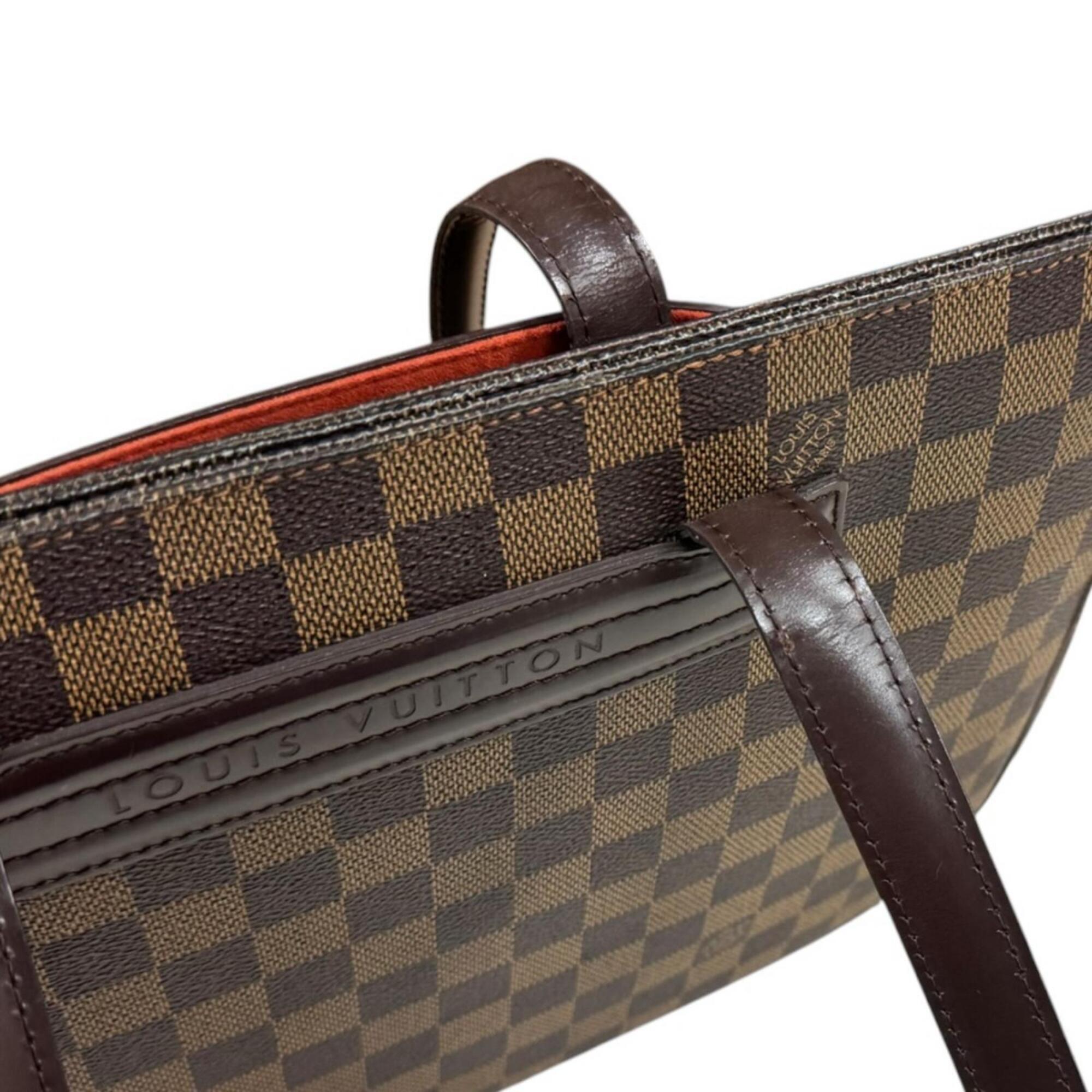 Louis Vuitton Damier Brown Damier Canvas Handbag Tote Bag (Pre-Owned)