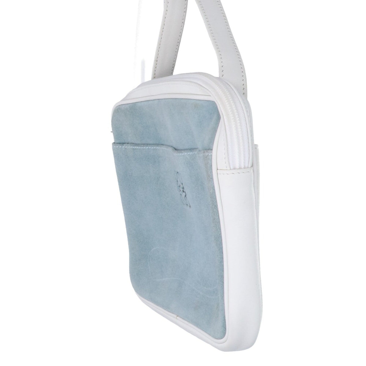 Loewe Green White Leather Shoulder Bag (Pre-Owned)