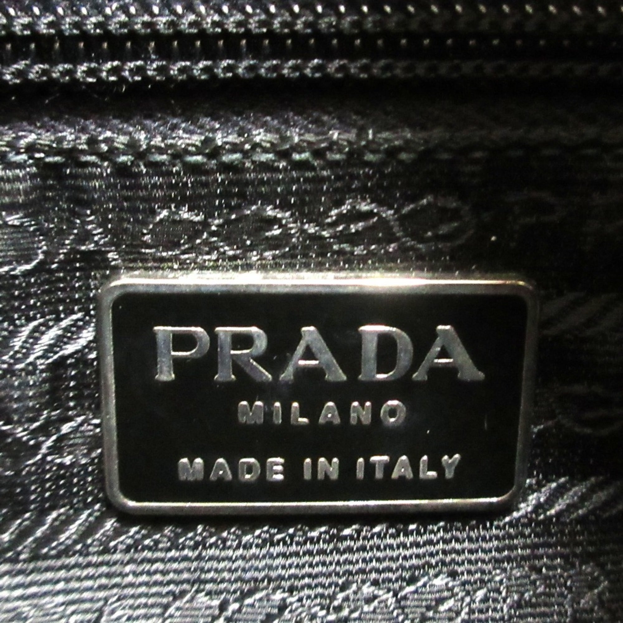 Prada Black Nappa Leather Tote Bag (Pre-Owned)