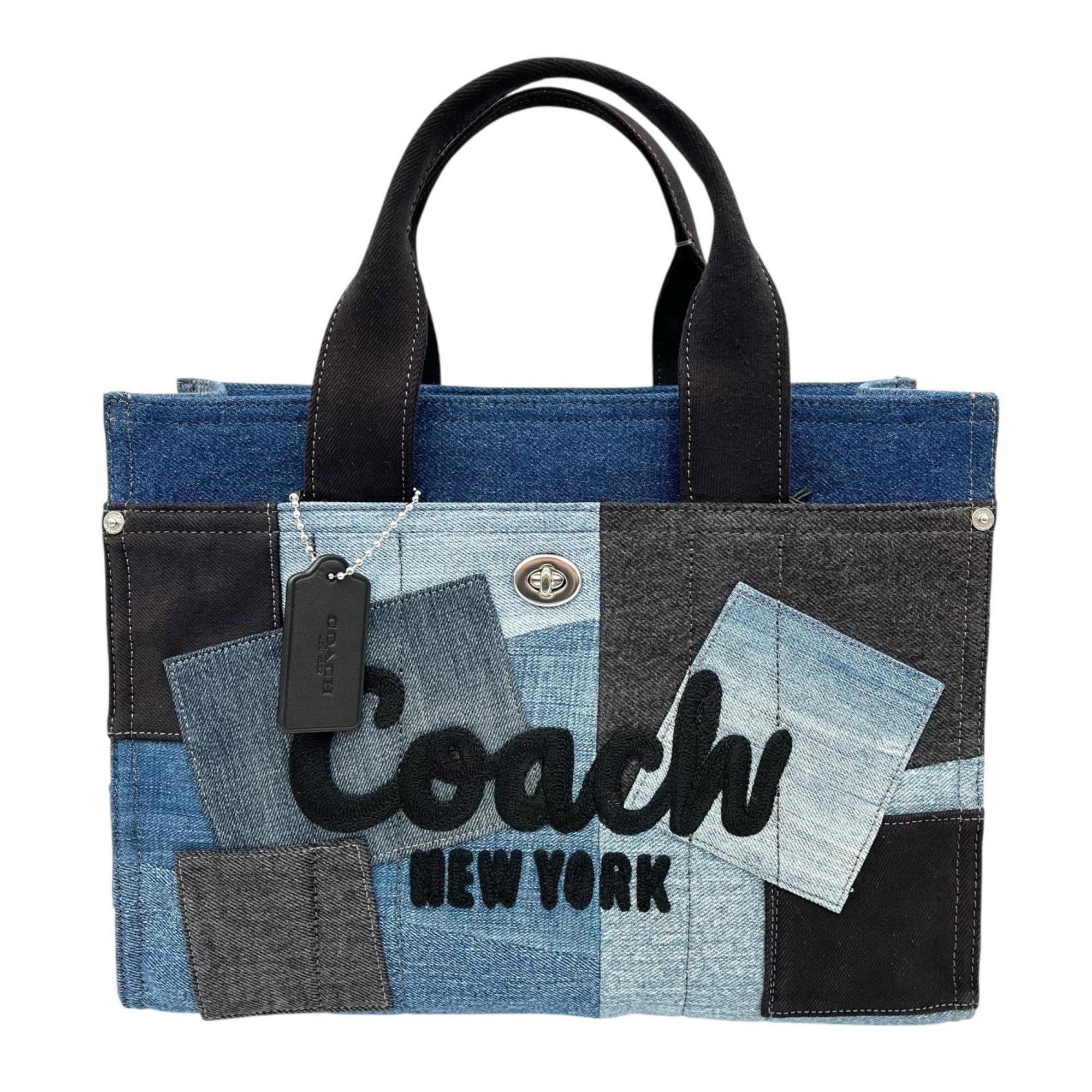 Coach Blue Denim Handbag (Pre-Owned)