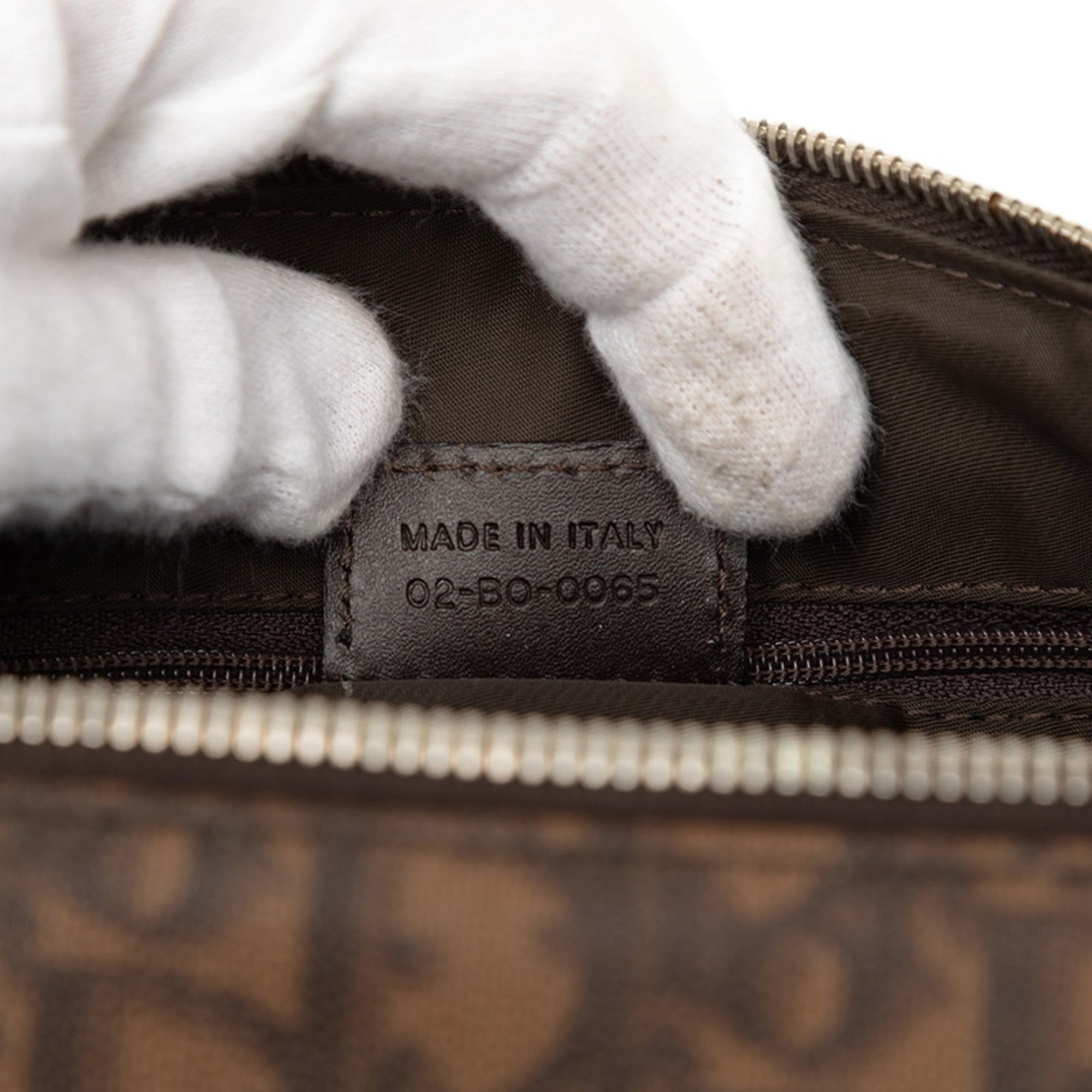 Christian Dior Brown Trotter Pvc Handbag (Pre-Owned)