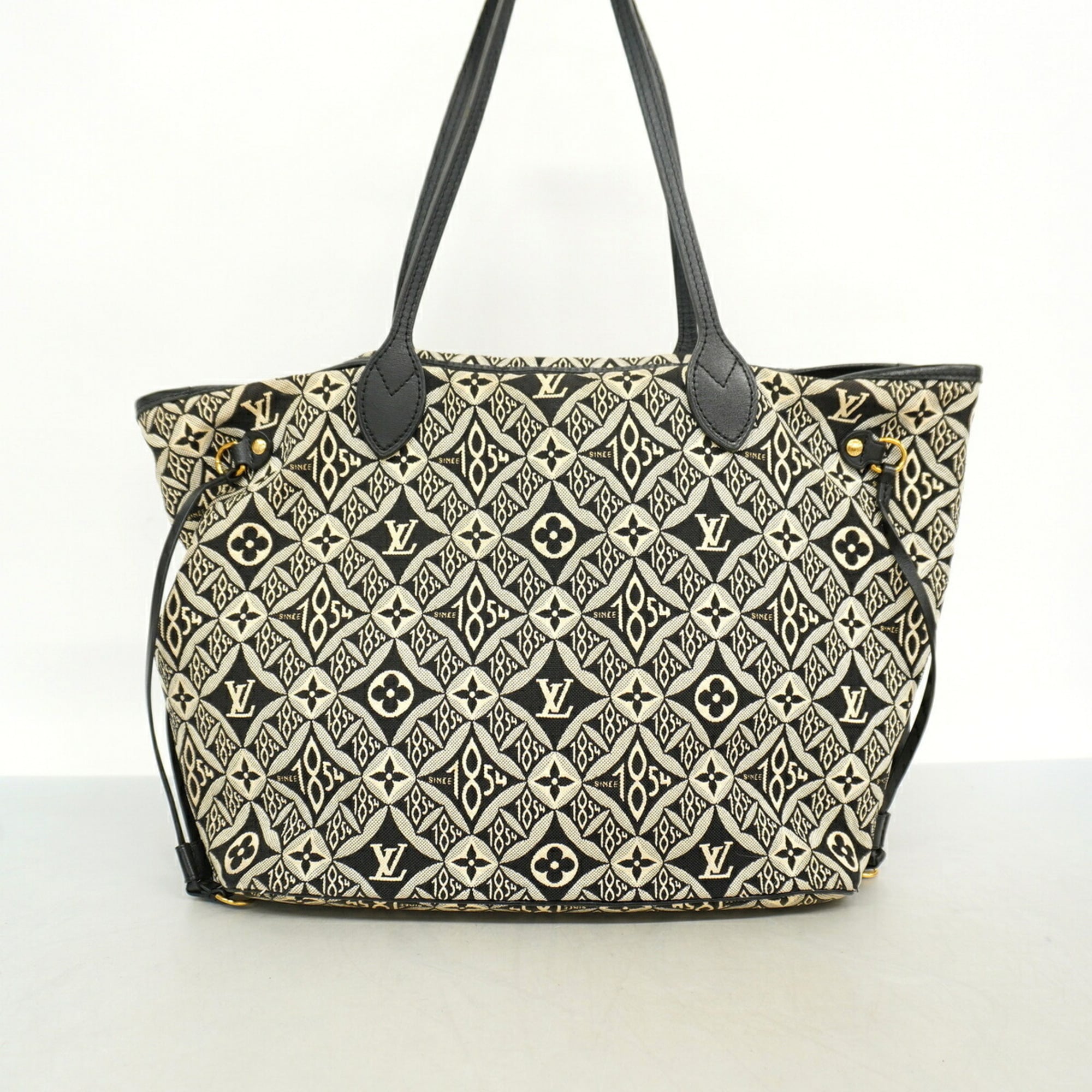 Louis Vuitton Black Gray Tote Bag (Pre-Owned)