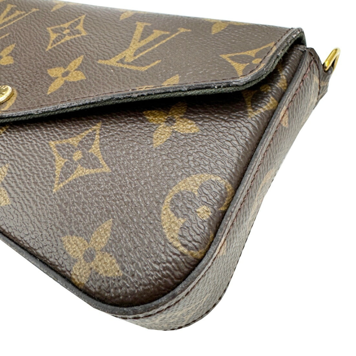 Louis Vuitton Brown Monogram Pochette Shoulder Bag (Pre-Owned)