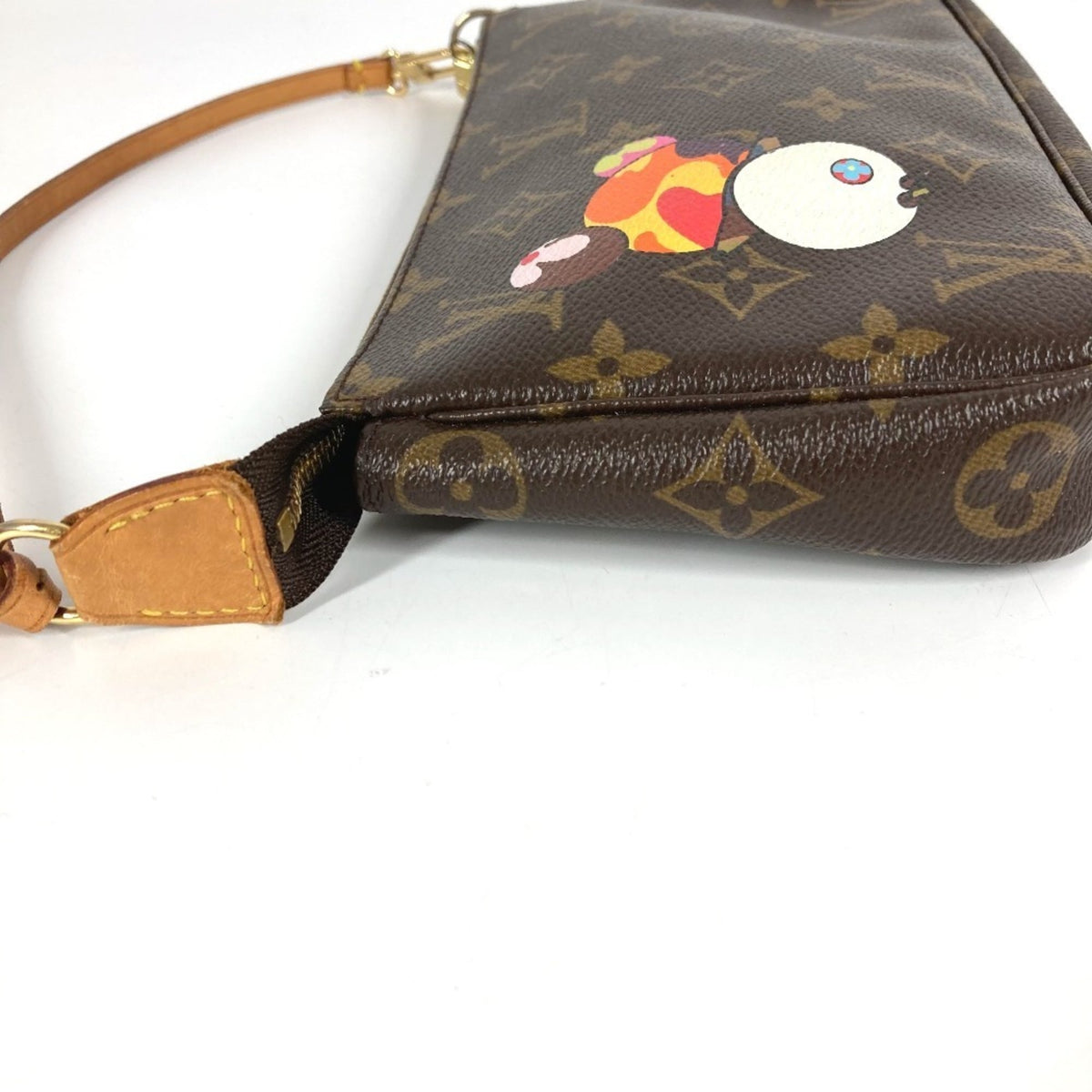 Louis Vuitton Brown Monogram Panda Multi-Color Monogram Handbag Pouch Shoulder Bag (Pre-Owned)
