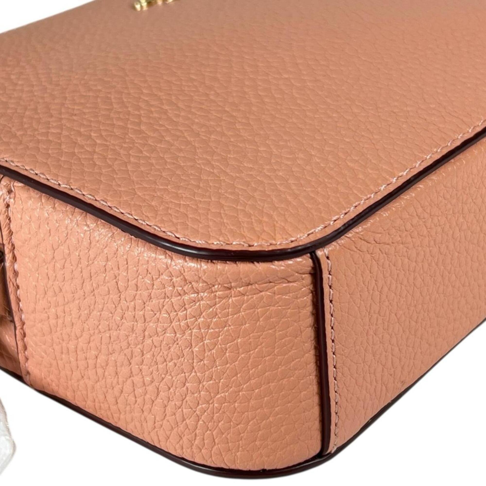 Coach Pink Leather Shoulder Bag (Pre-Owned)