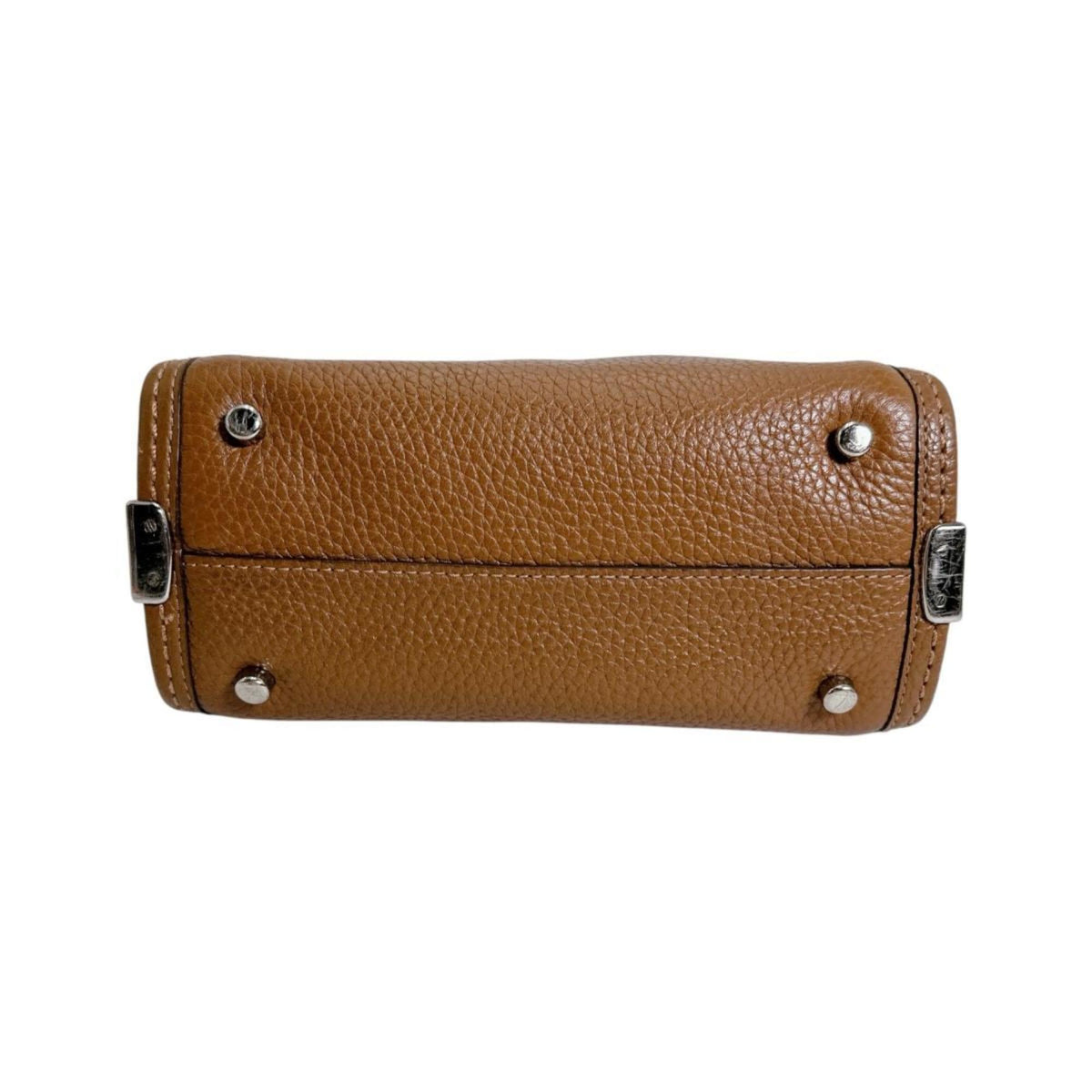 Coach Brown Leather Handbag Tote Bag (Pre-Owned)