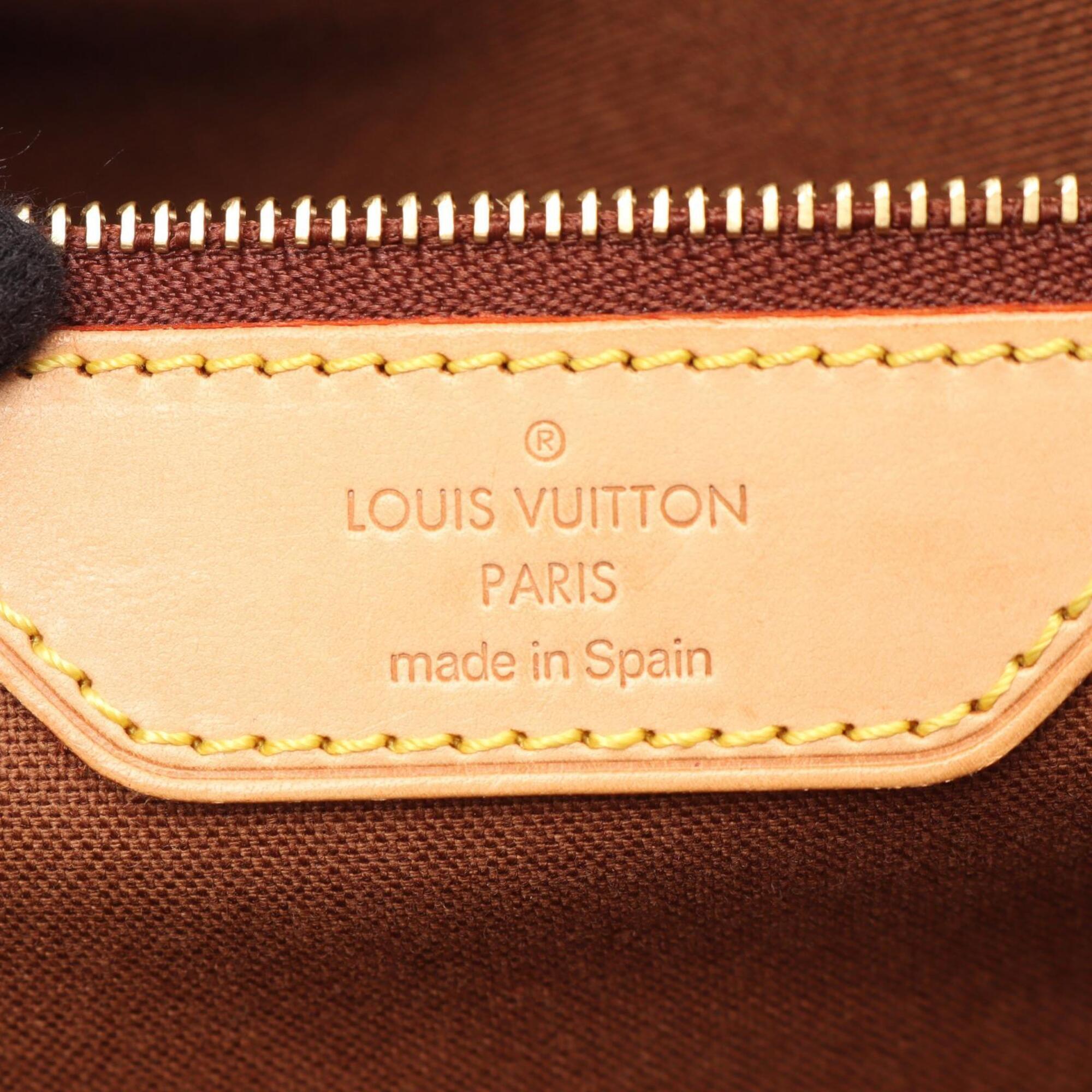 Louis Vuitton Brown Monogram Coated Canvas Handbag Shoulder Bag (Pre-Owned)