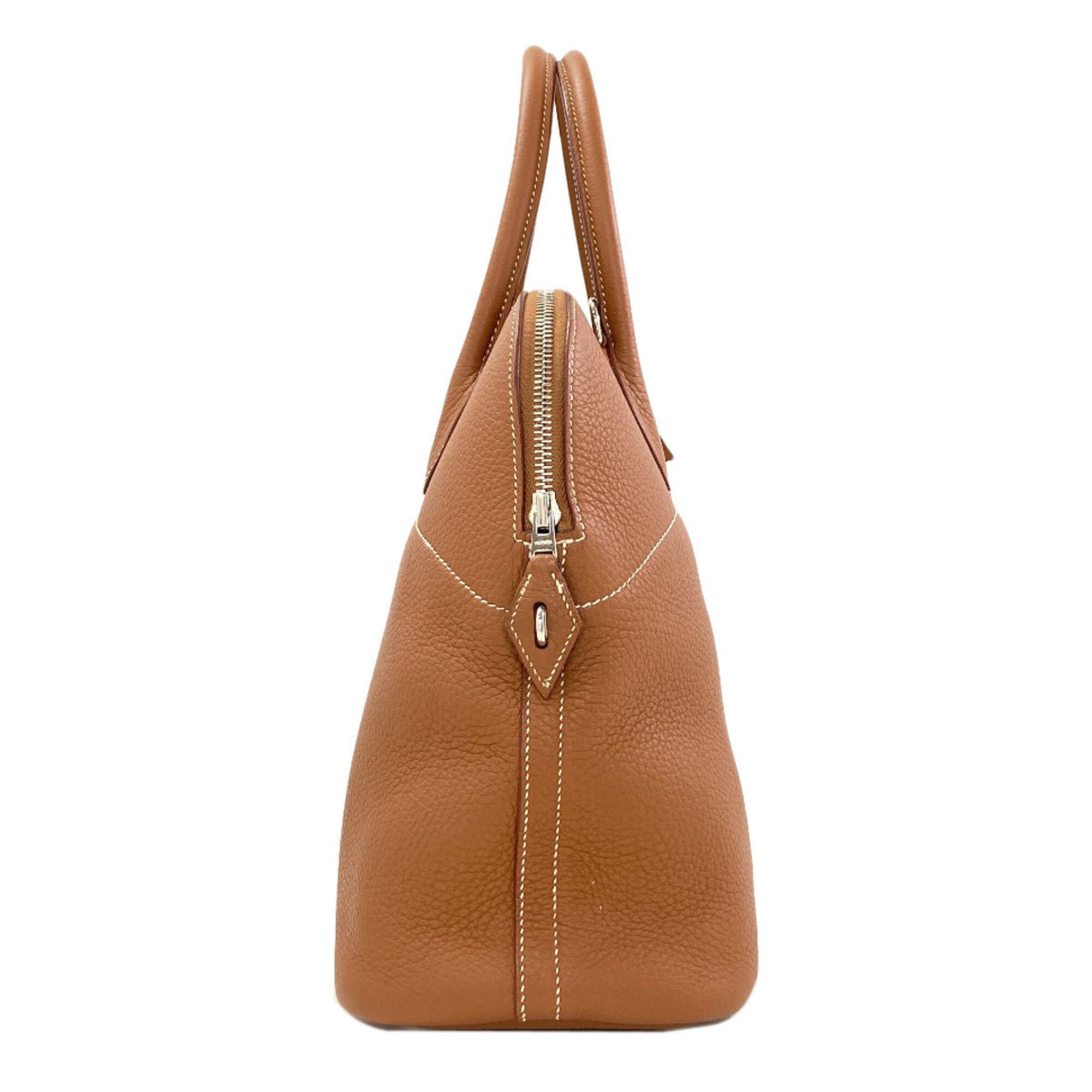 Hermes Bolide Gold Togo Leather Handbag (Pre-Owned)