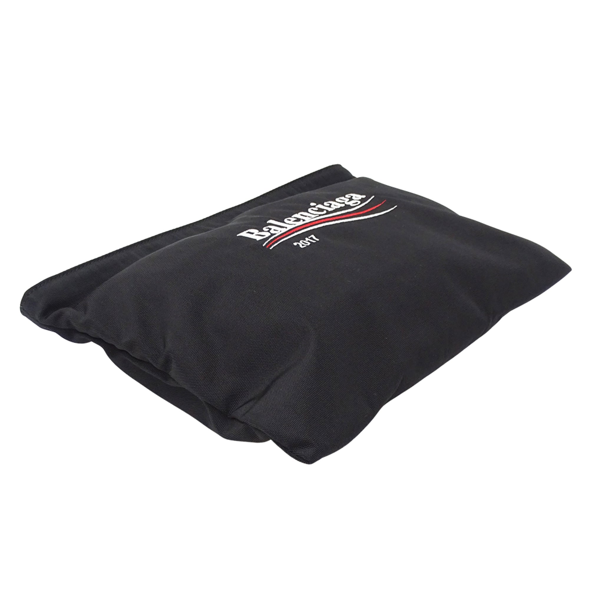 Balenciaga Black Nylon Clutch Bag Handbag Pouch (Pre-Owned)
