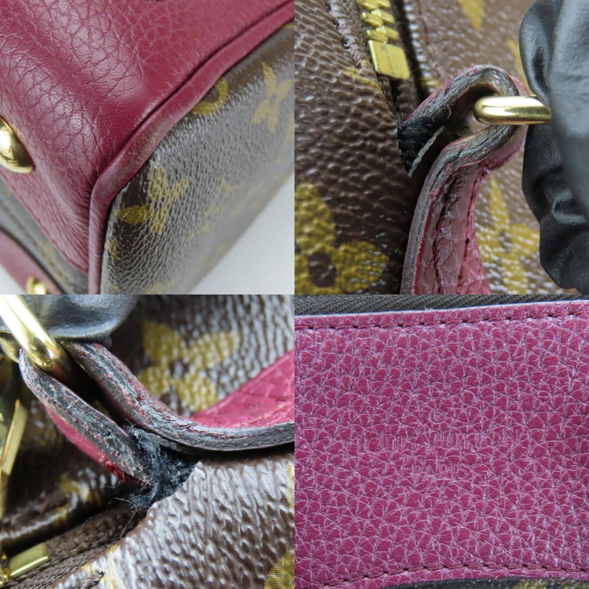 Louis Vuitton Aurore Brown Monogram Leather Handbag (Pre-Owned)