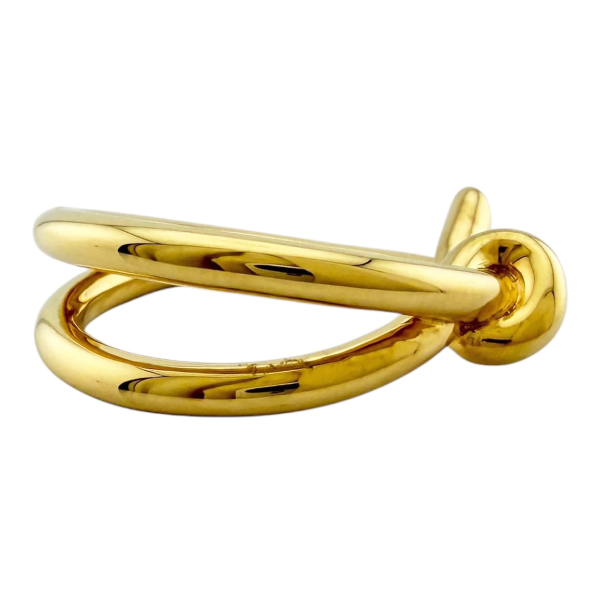 Tiffany Gold Yellow Gold (18K) Band Ring (Pre-Owned)