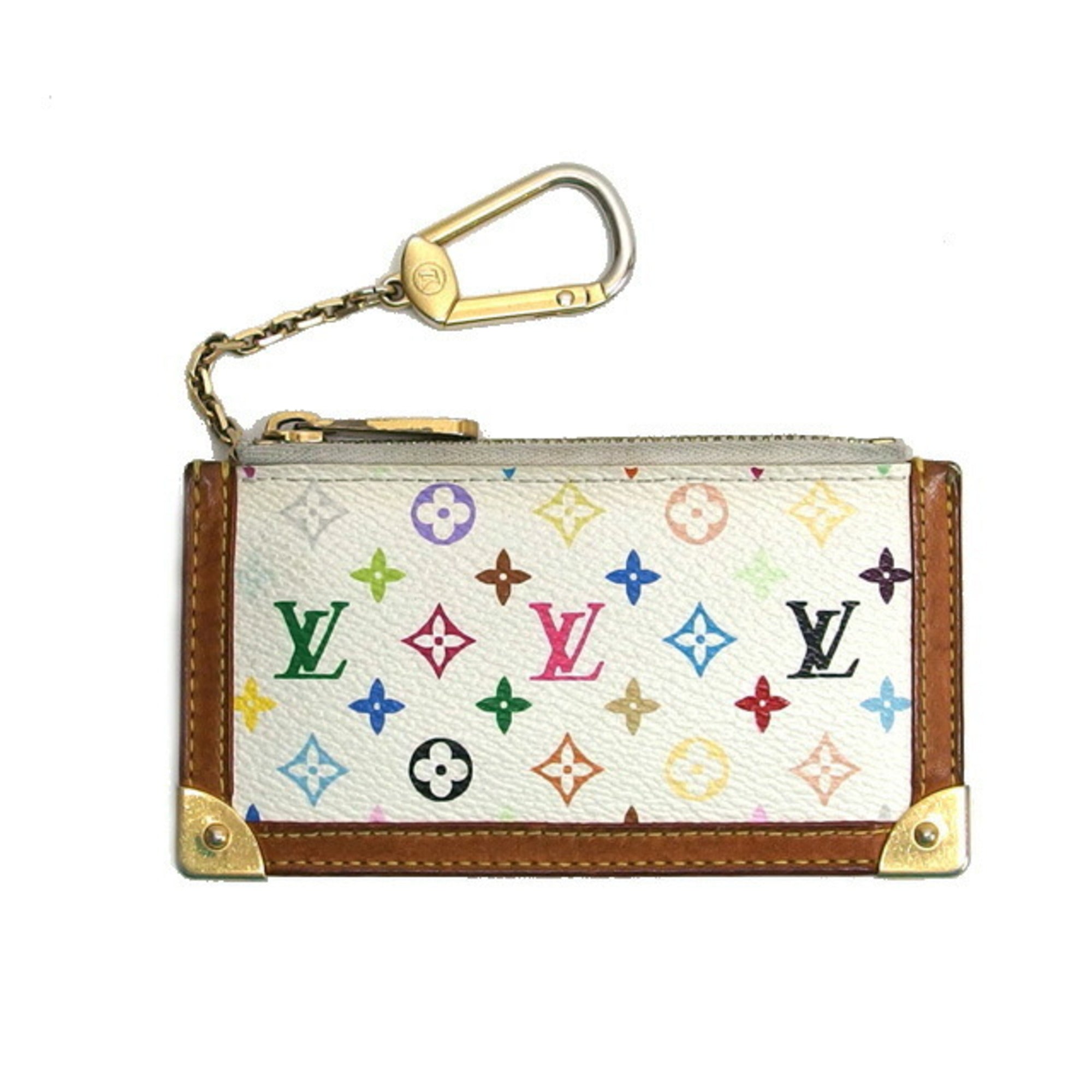 Louis Vuitton Monogram Multicolore Blanc White Monogram Multicolore Coin Purse/Coin Case (Pre-Owned)