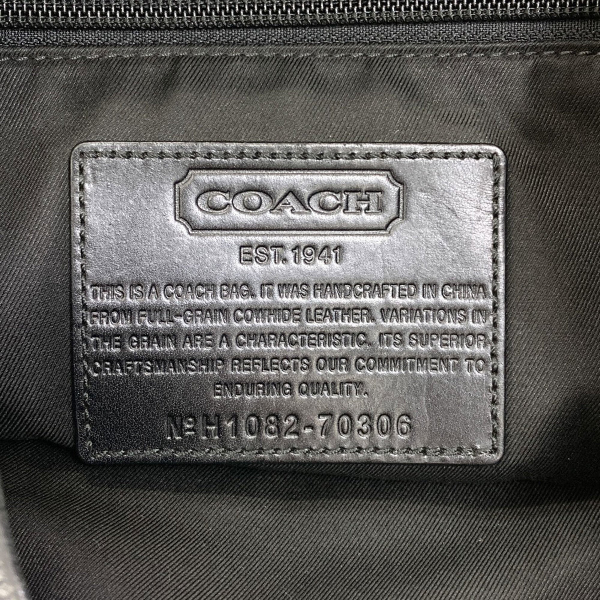 Coach Black Leather Backpack (Pre-Owned)