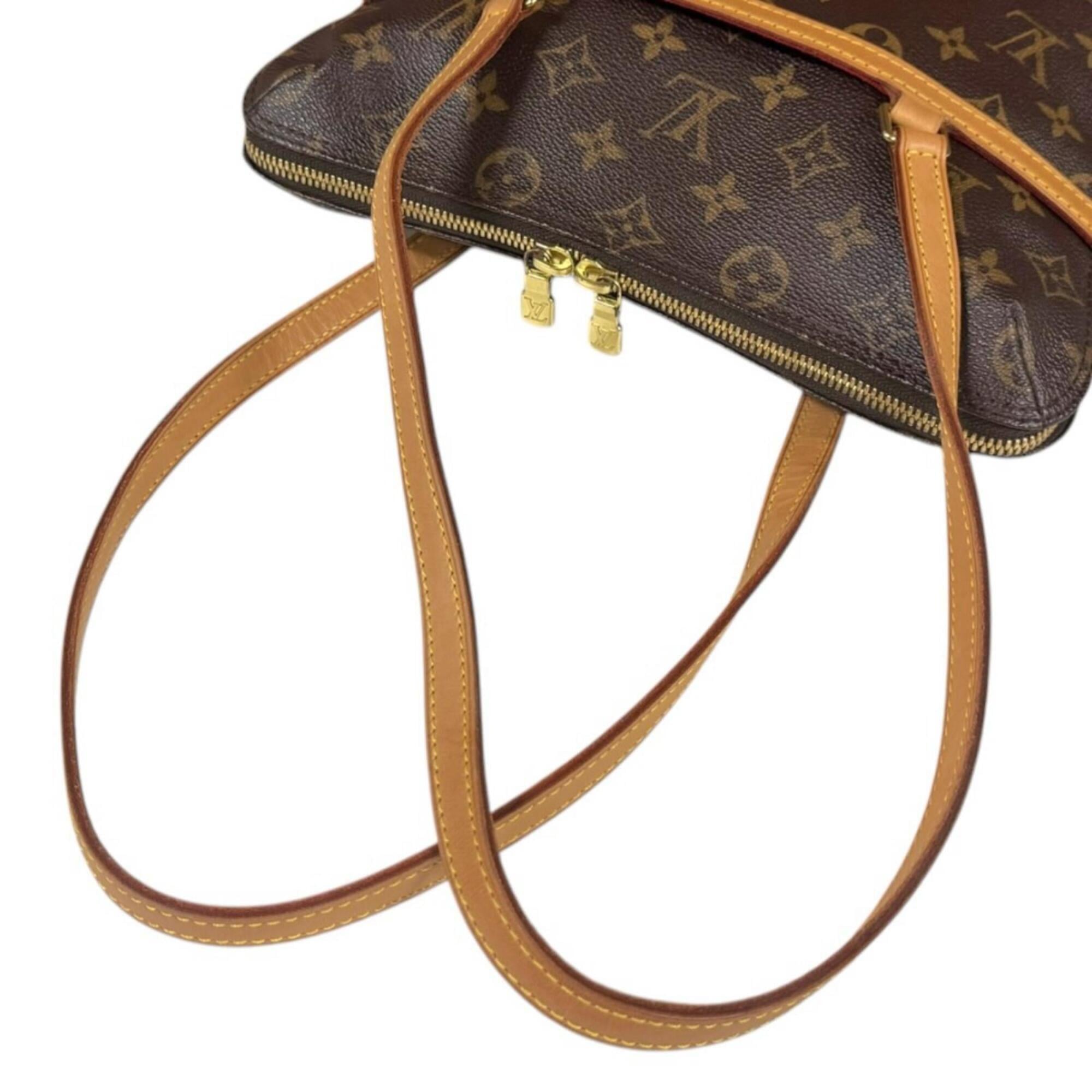 Louis Vuitton Brown Monogram Canvas Shoulder Bag (Pre-Owned)
