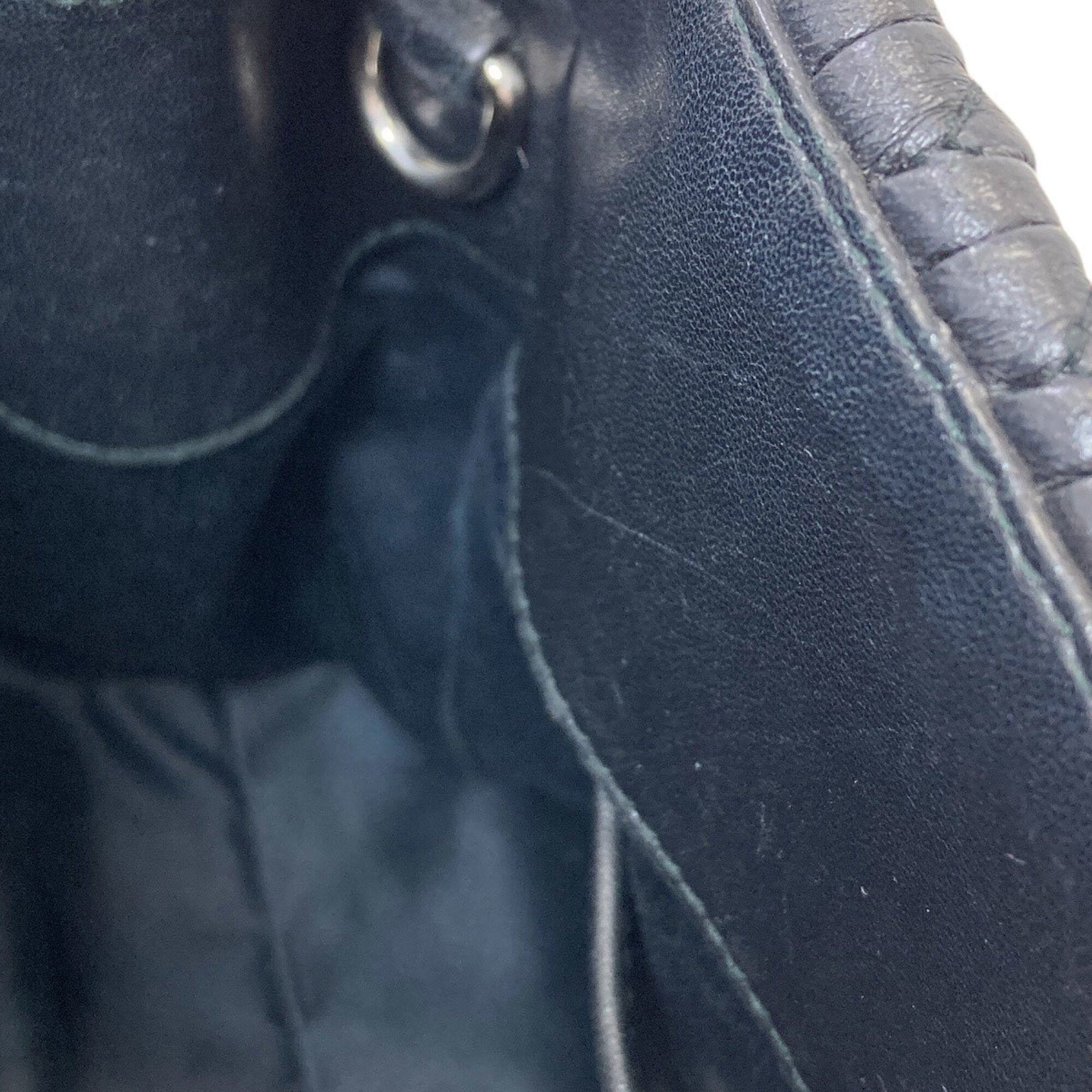 Miu Miu Black Leather Tote Bag (Pre-Owned)