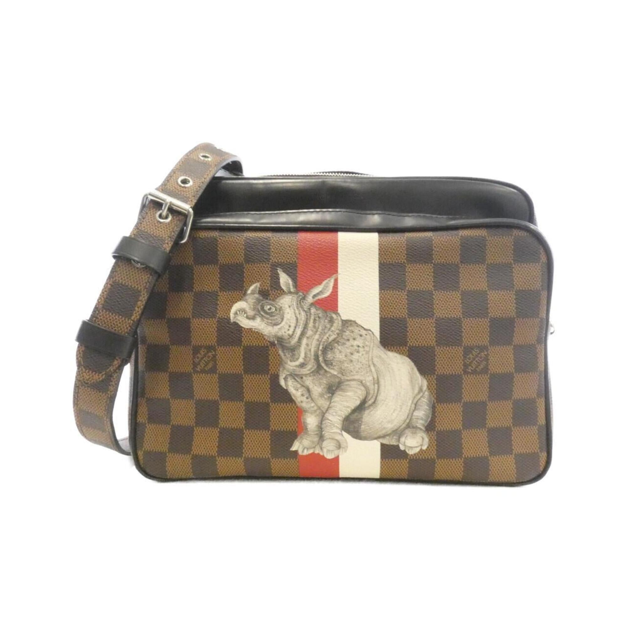 Louis Vuitton Ebene Coated Canvas Shoulder Bag (Pre-Owned)