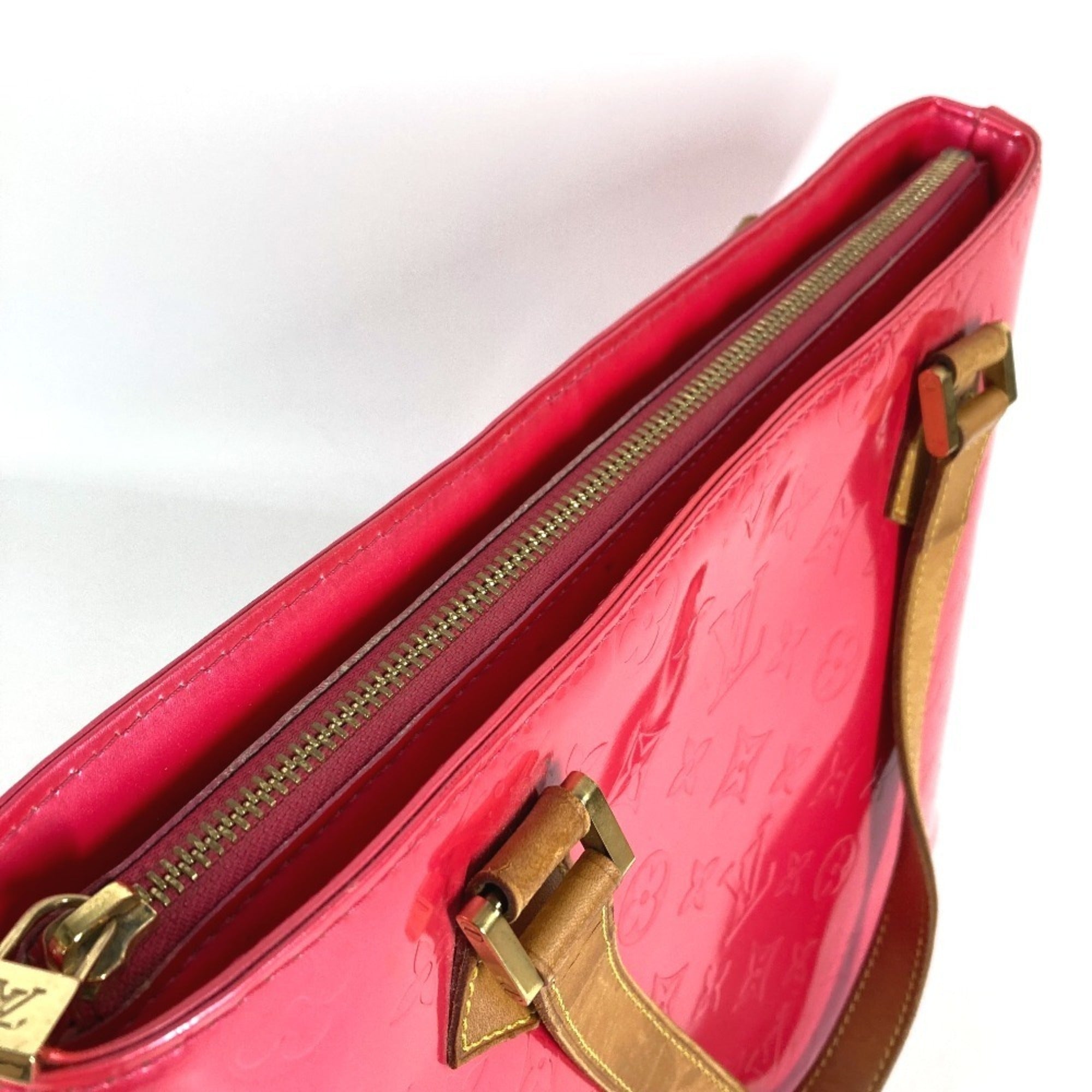 Louis Vuitton Fuchsia Pink Galle Pink Monogram Vernis Handbag Shoulder Bag Tote Bag (Pre-Owned)