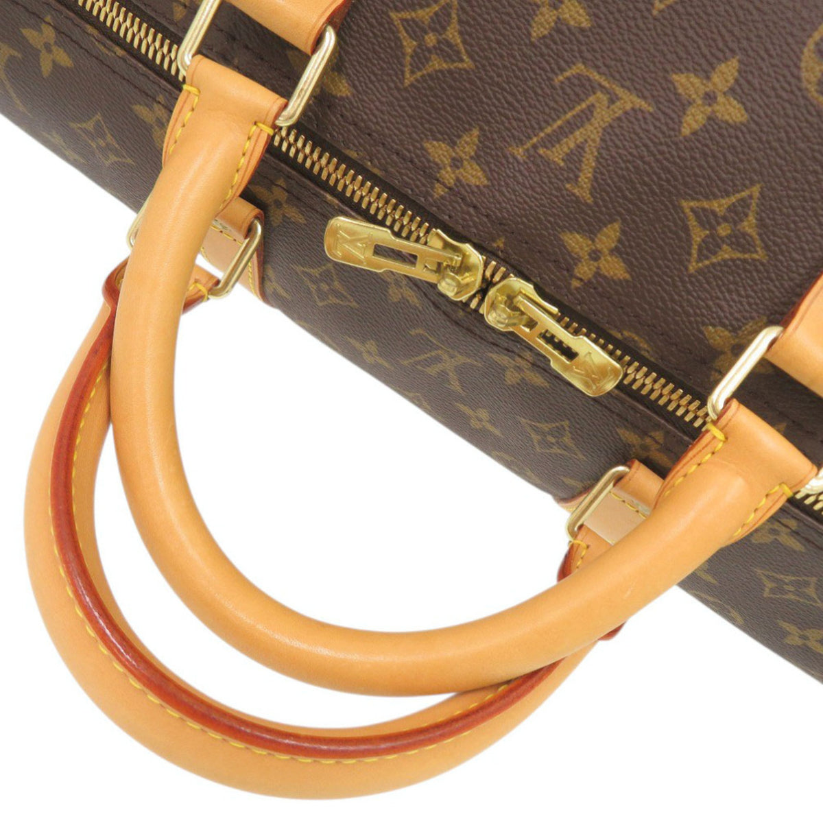 Louis Vuitton Brown Monogram Boston Bag (Pre-Owned)
