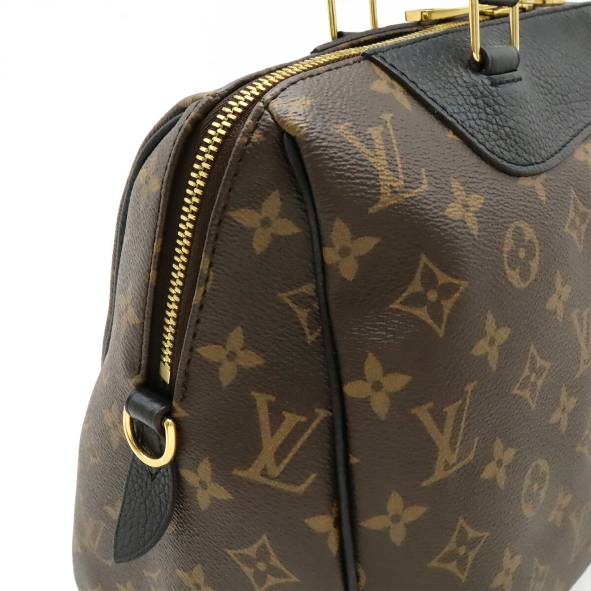 Louis Vuitton Black Brown Monogram Noir Monogram Pvc Leather Handbag Tote Bag (Pre-Owned)
