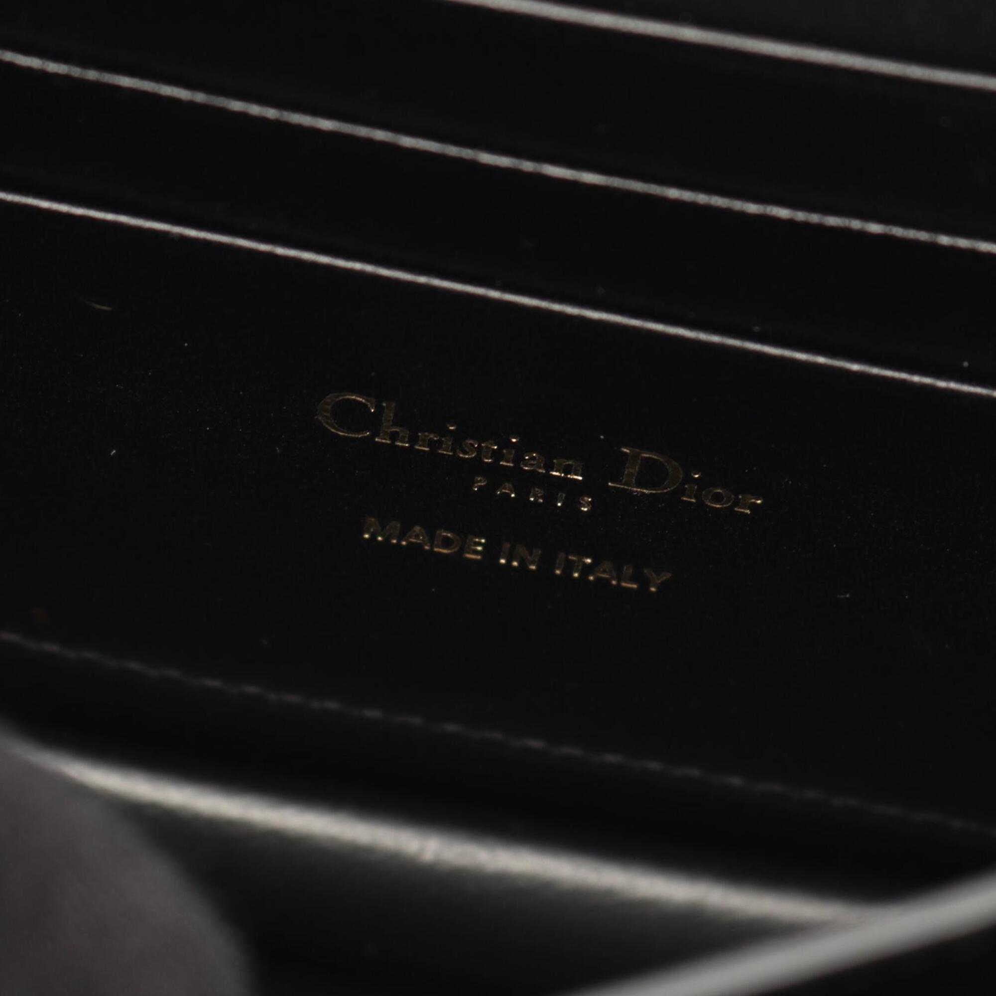 Christian Dior Black Leather Shoulder Bag (Pre-Owned)