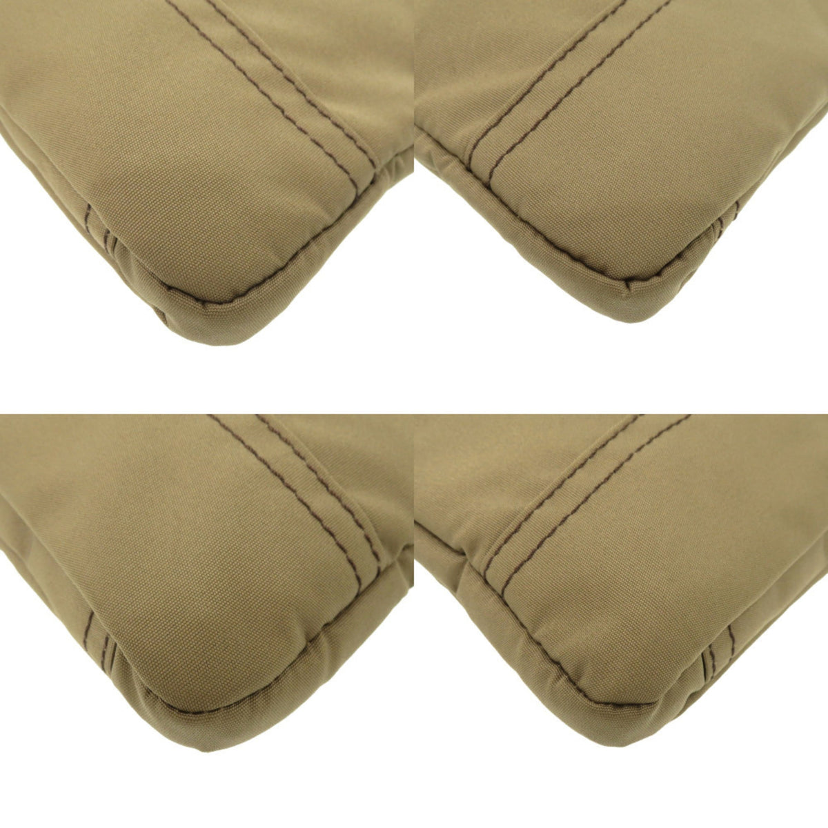 Vivienne Westwood Khaki Nylon Leather Clutch Bag (Pre-Owned)
