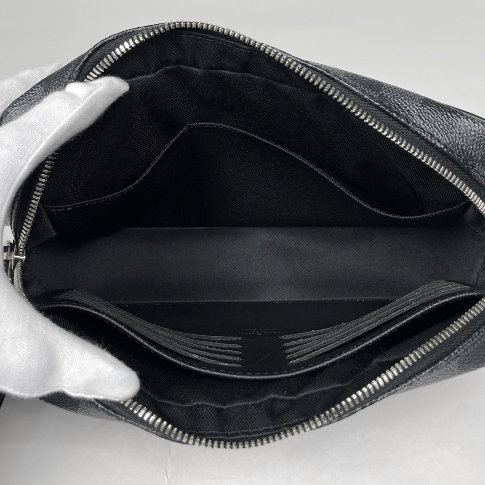 Louis Vuitton Damier Graphite Black Noir Damier Graphite Pochette (Pre-Owned)