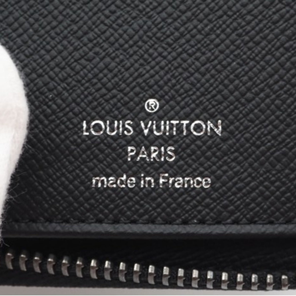 Louis Vuitton Black Gray Coated Canvas Long Wallet (Bi-Fold) (Pre-Owned)