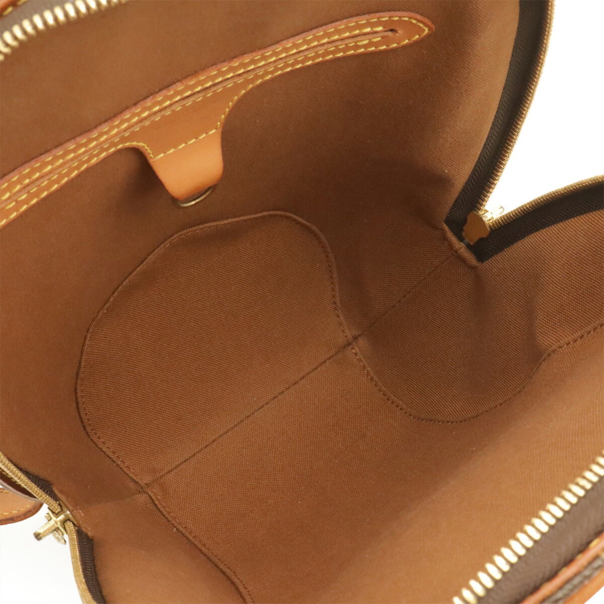 Louis Vuitton Brown Monogram Canvas Backpack Shoulder Bag (Pre-Owned)