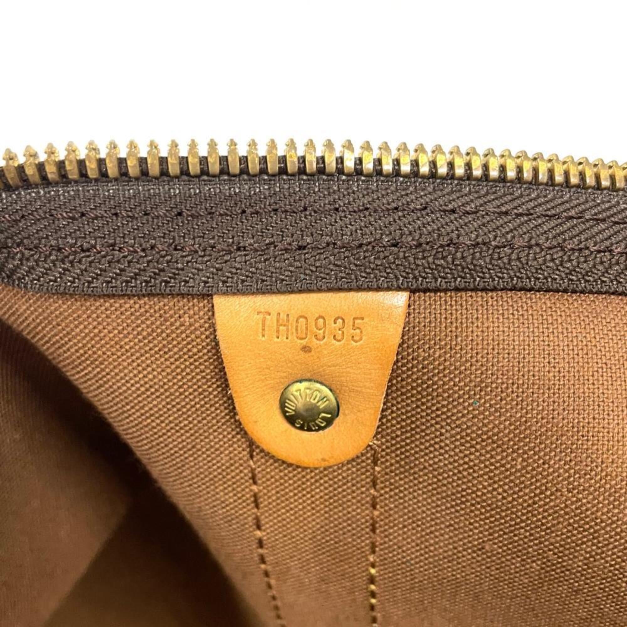 Louis Vuitton Brown Monogram Canvas Boston Bag (Pre-Owned)