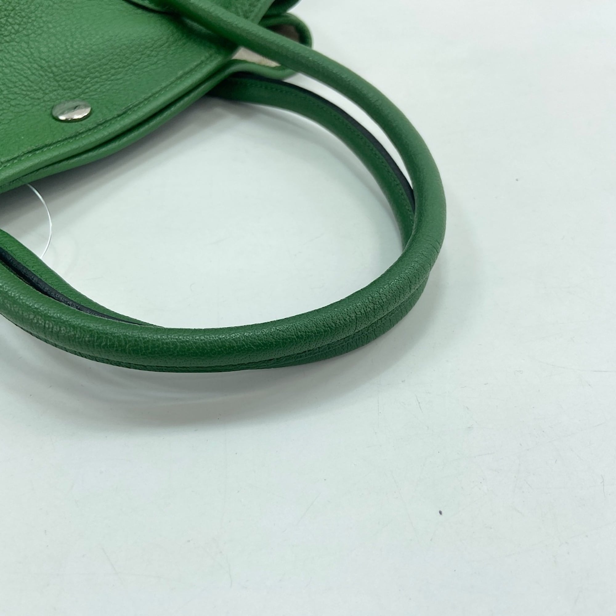 Hermes Garden Green Handbag (Pre-Owned)