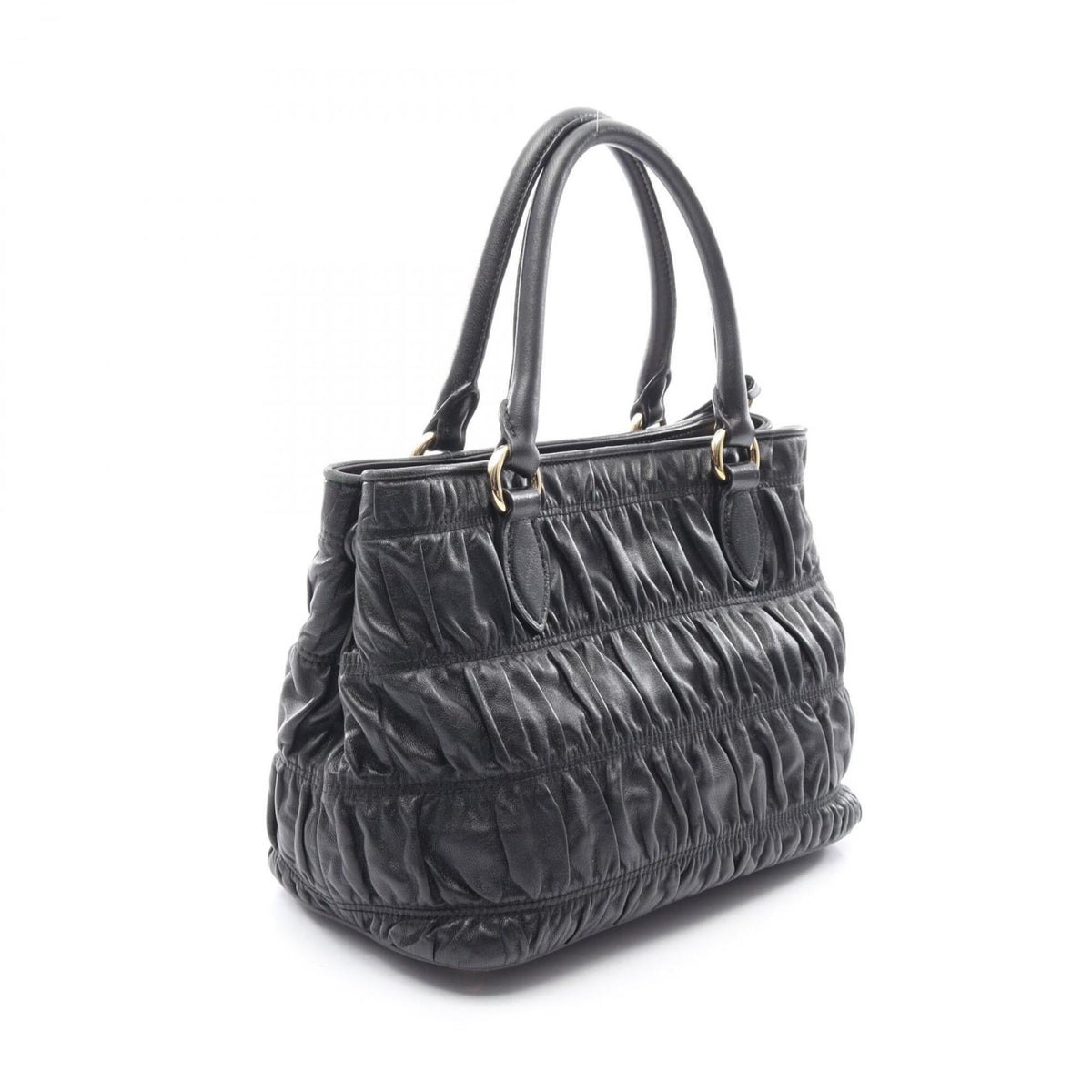 Prada Black Leather Handbag (Pre-Owned)