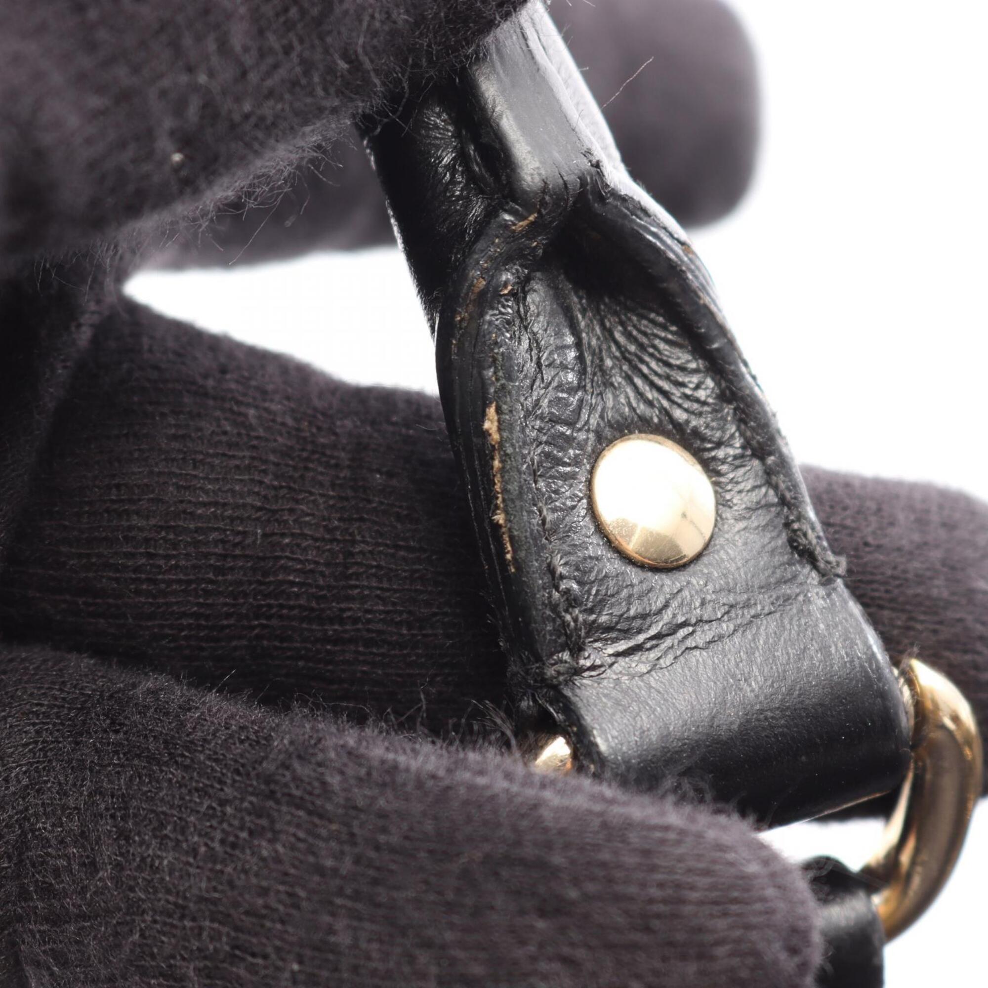 Gucci Black Leather Handbag (Pre-Owned)
