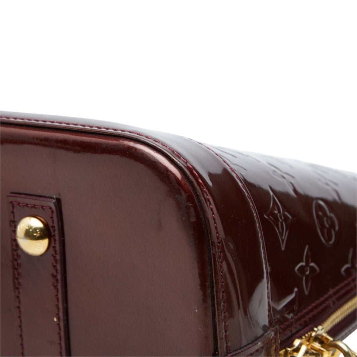 Louis Vuitton Amarante Leather Handbag (Pre-Owned)